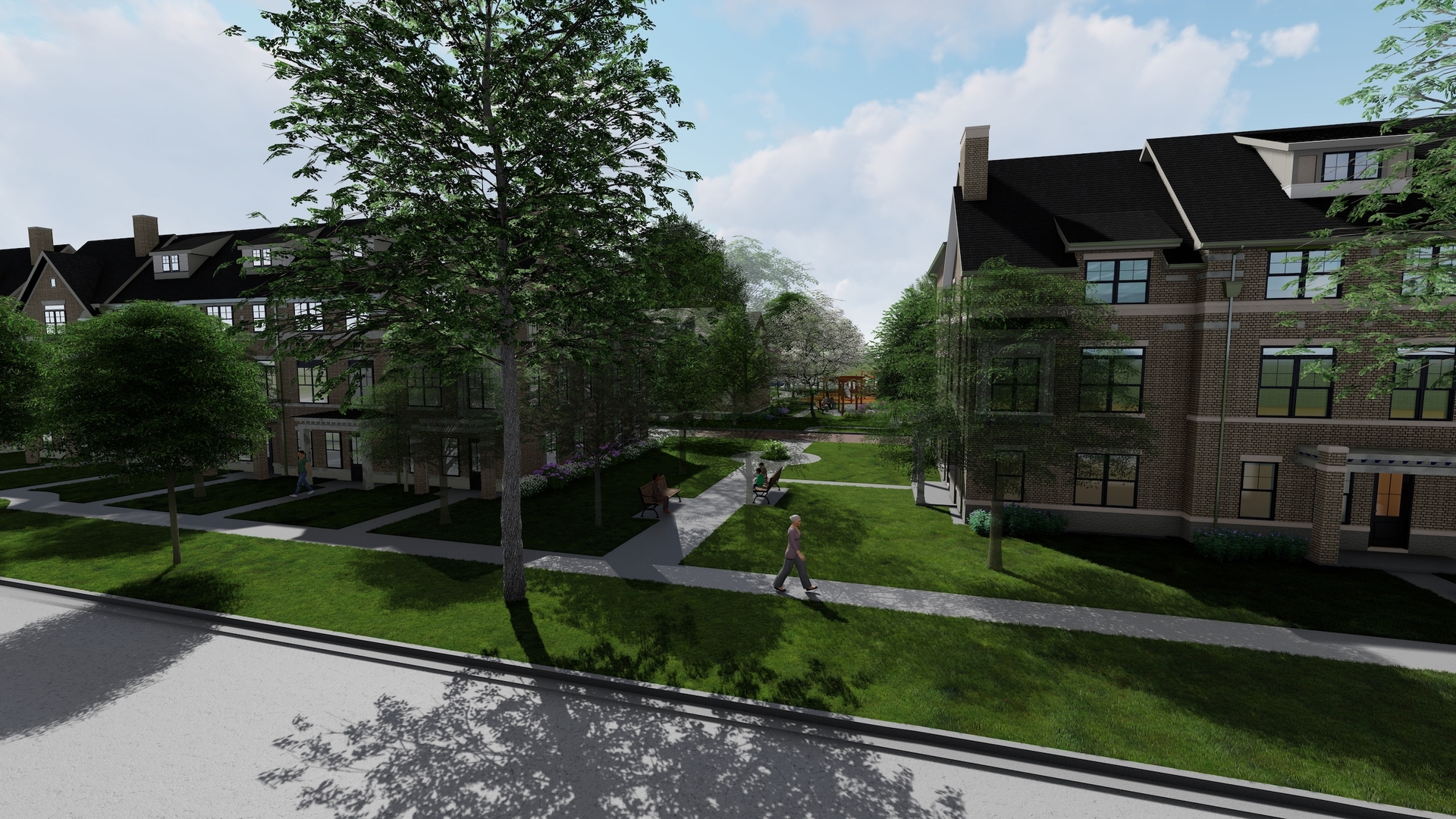 116 North Wright Street, Unit 5 Naperville, IL 60540 - Photo 4 of 62 an outdoor space with lots of plants and entertaining space