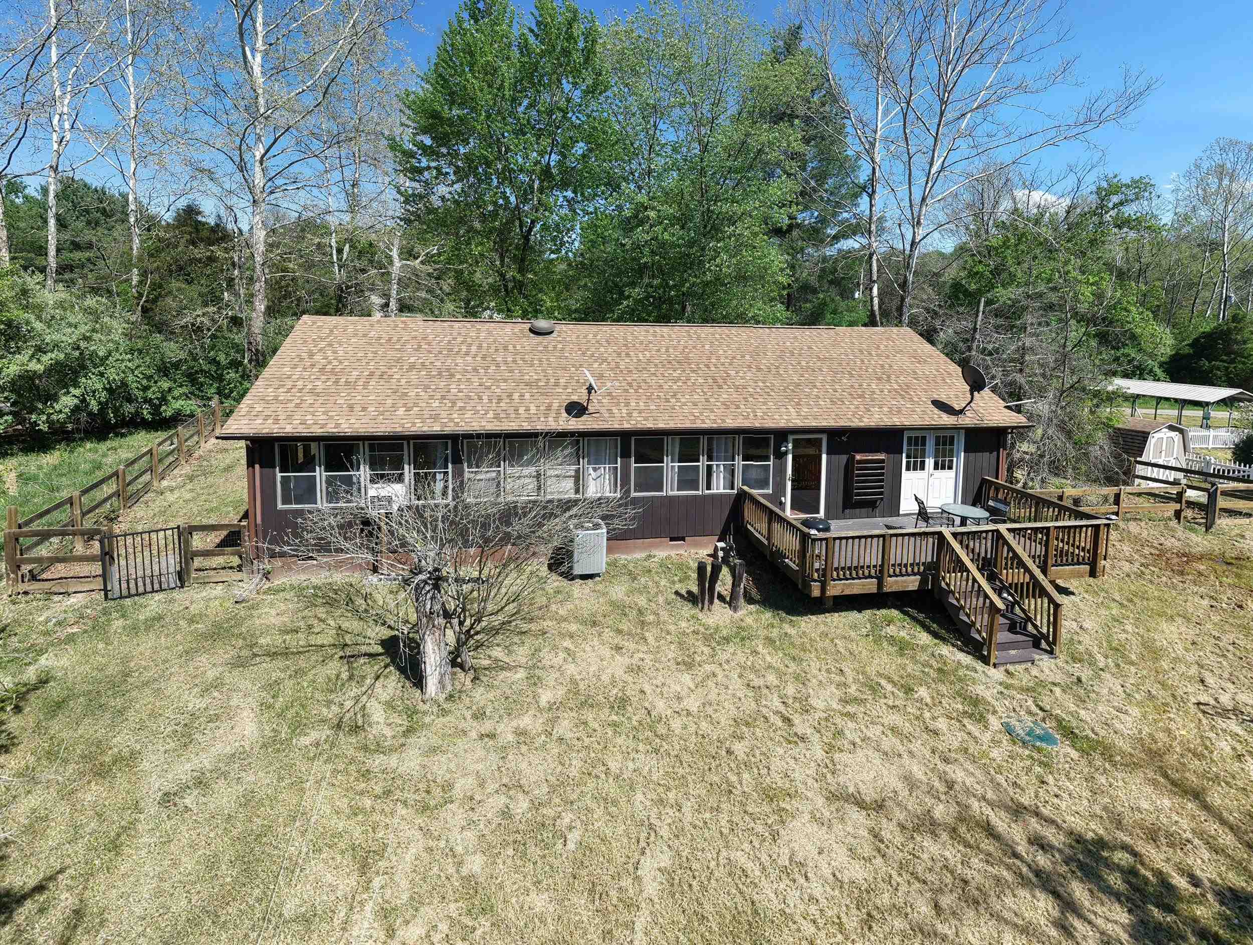 702 Richview Road Rileyville, VA 22650 - Photo 41 of 75 an aerial view of a house with table and chairs