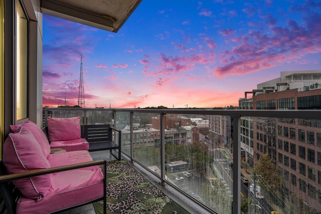 1100 Howell Mill Road Northwest, Unit 808 Atlanta, GA 30318 - Photo 5 of 48 a outdoor view with a sitting space