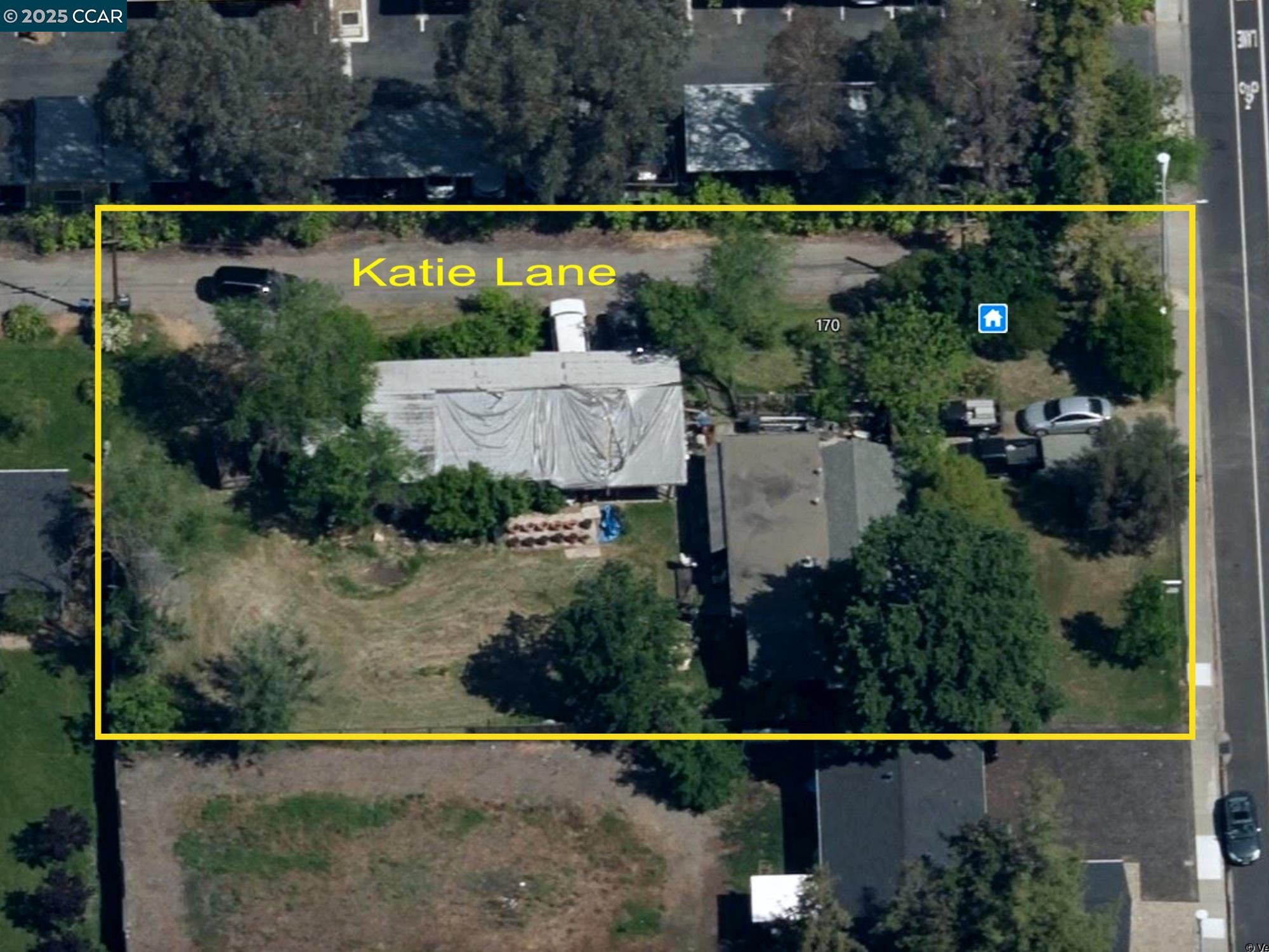 170 Cleaveland Road Pleasant Hill, CA 94523 - Photo 3 of 19 an aerial view of a house with a garden