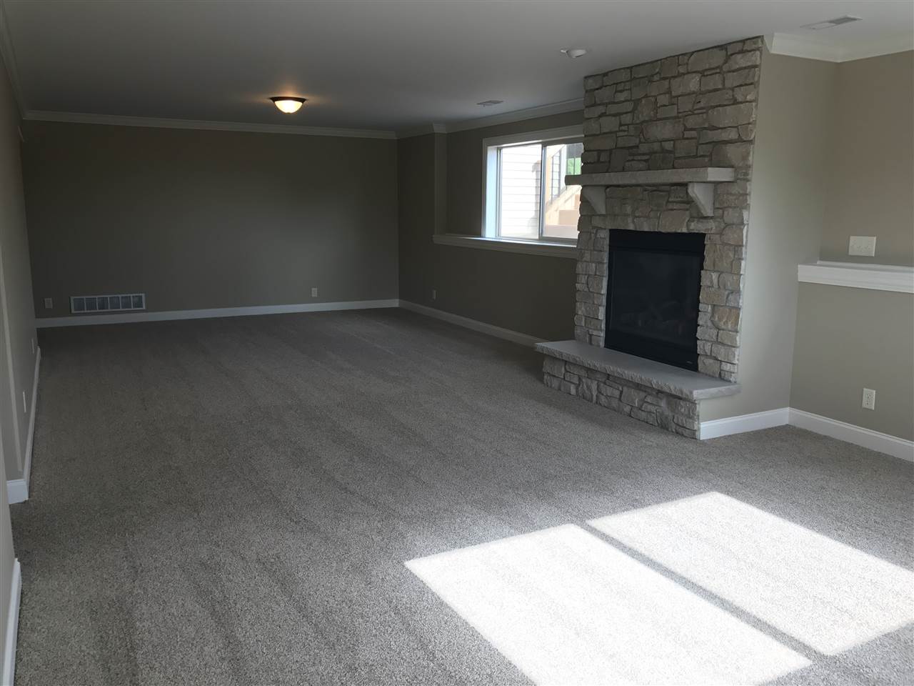 2840 Hamson Way Belvidere, IL 61008 - Photo 22 of 24 an empty room with a fireplace