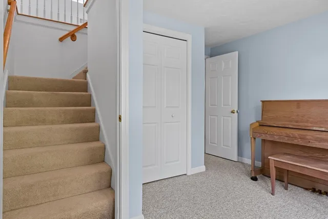 a view of room and stairs