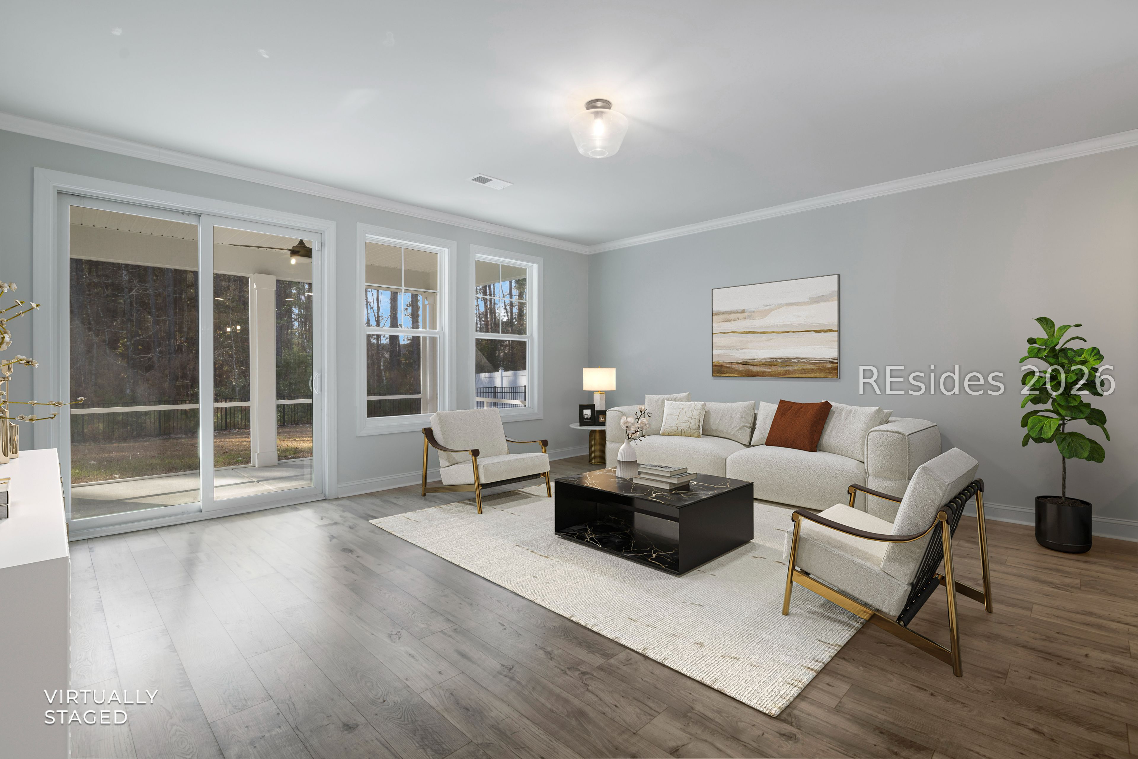 70 Runner Stone Road Bluffton, SC 29909 - Photo 8 of 65 Virtually staged living room