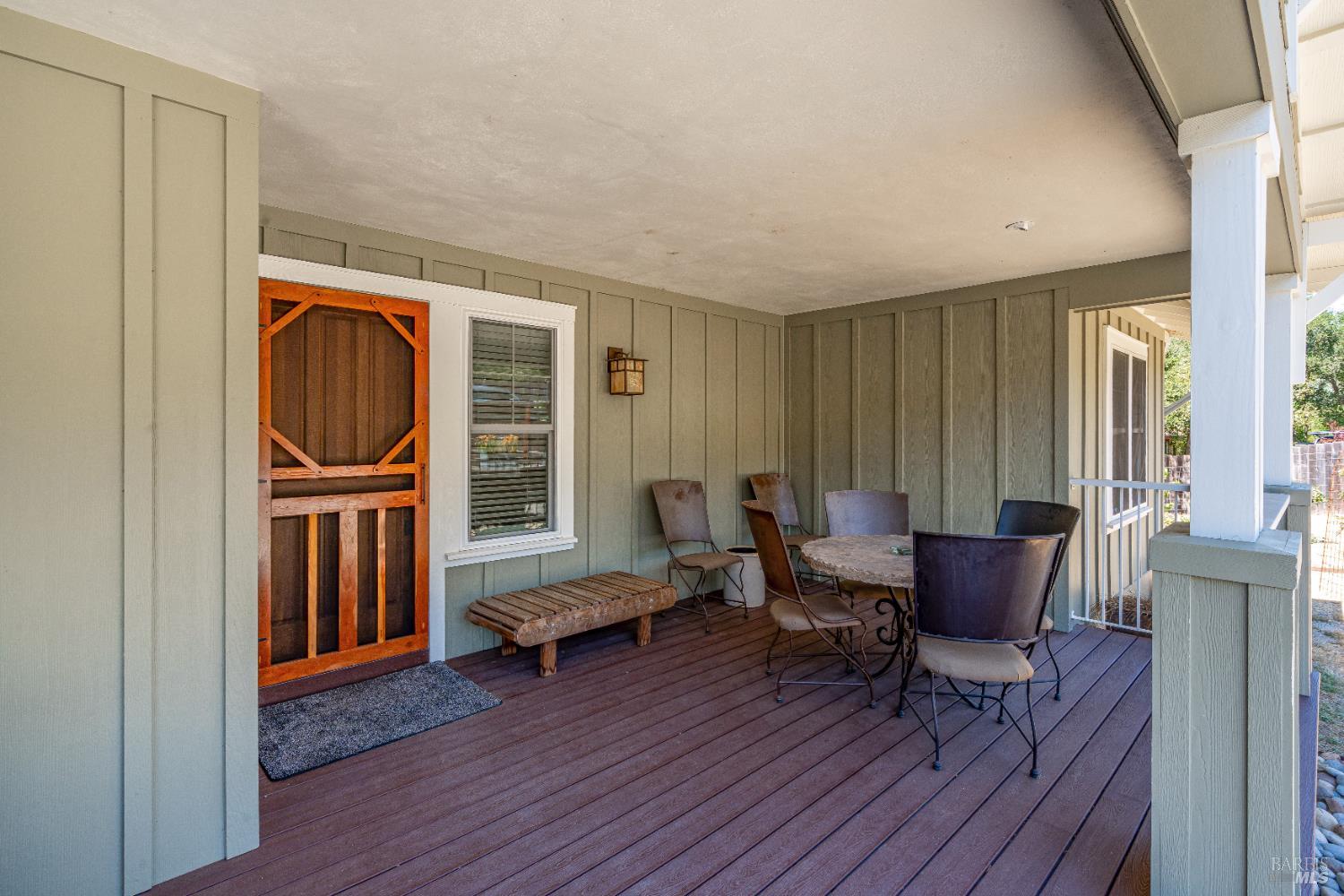 4920 Warm Springs Road Glen Ellen, CA 95442 - Photo 5 of 54 Covered entry with plenty of room for lounging.