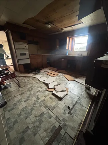 a view of a door of the house