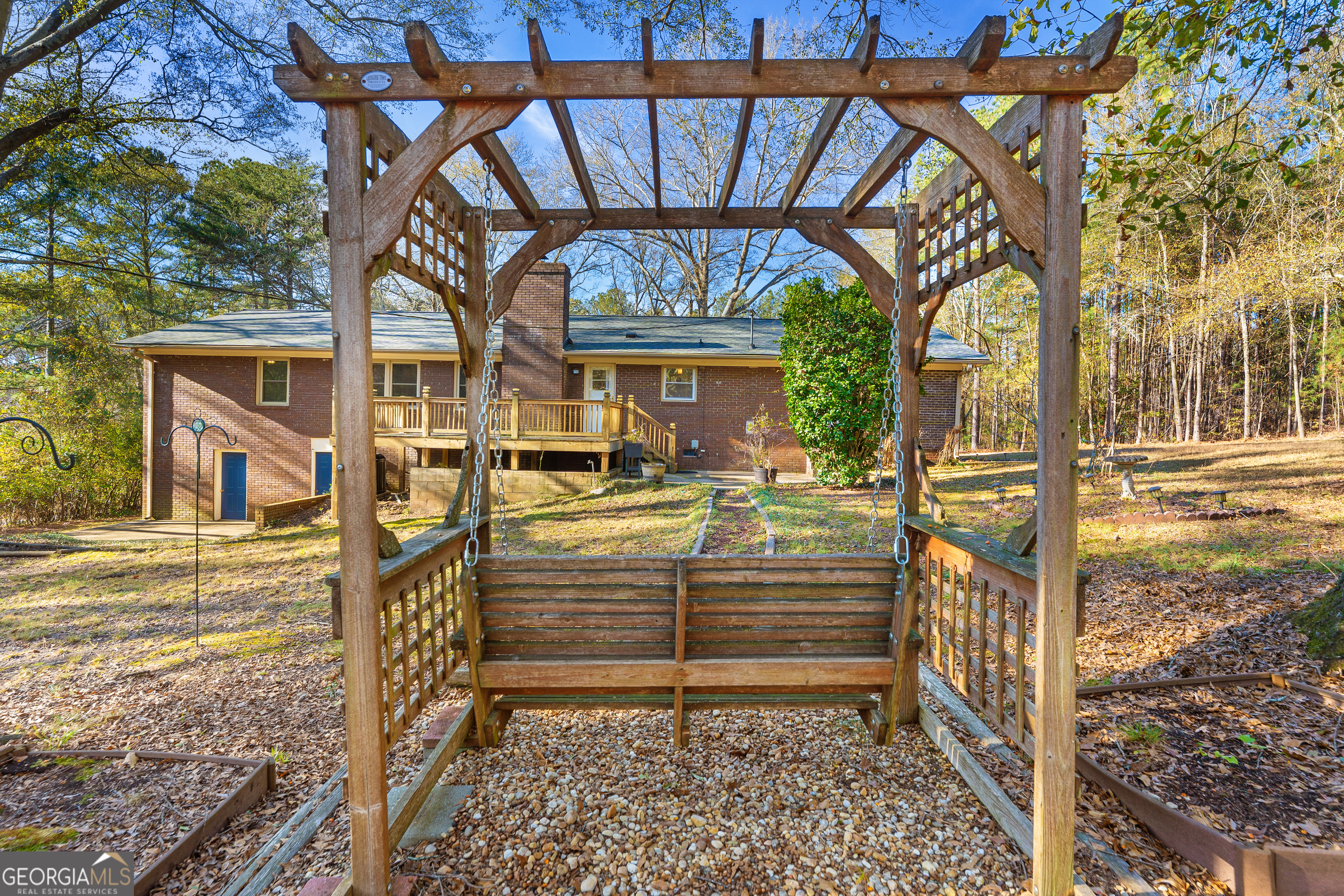 101 Fisher Drive Hartwell, GA 30643 - Photo 39 of 48 a view of a pathway along the house