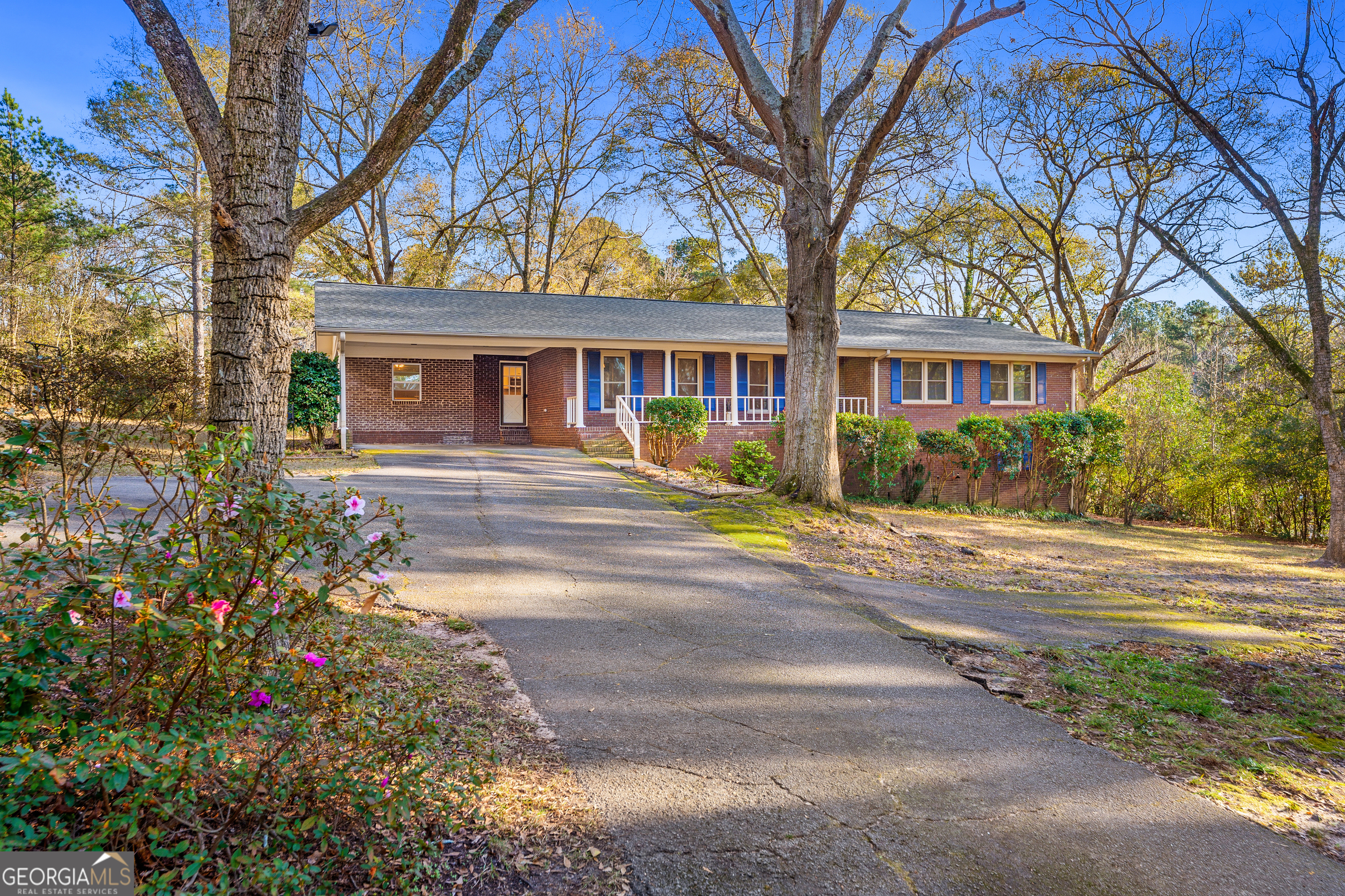 101 Fisher Drive Hartwell, GA 30643 - Photo 43 of 48 a front view of house with yard and trees around