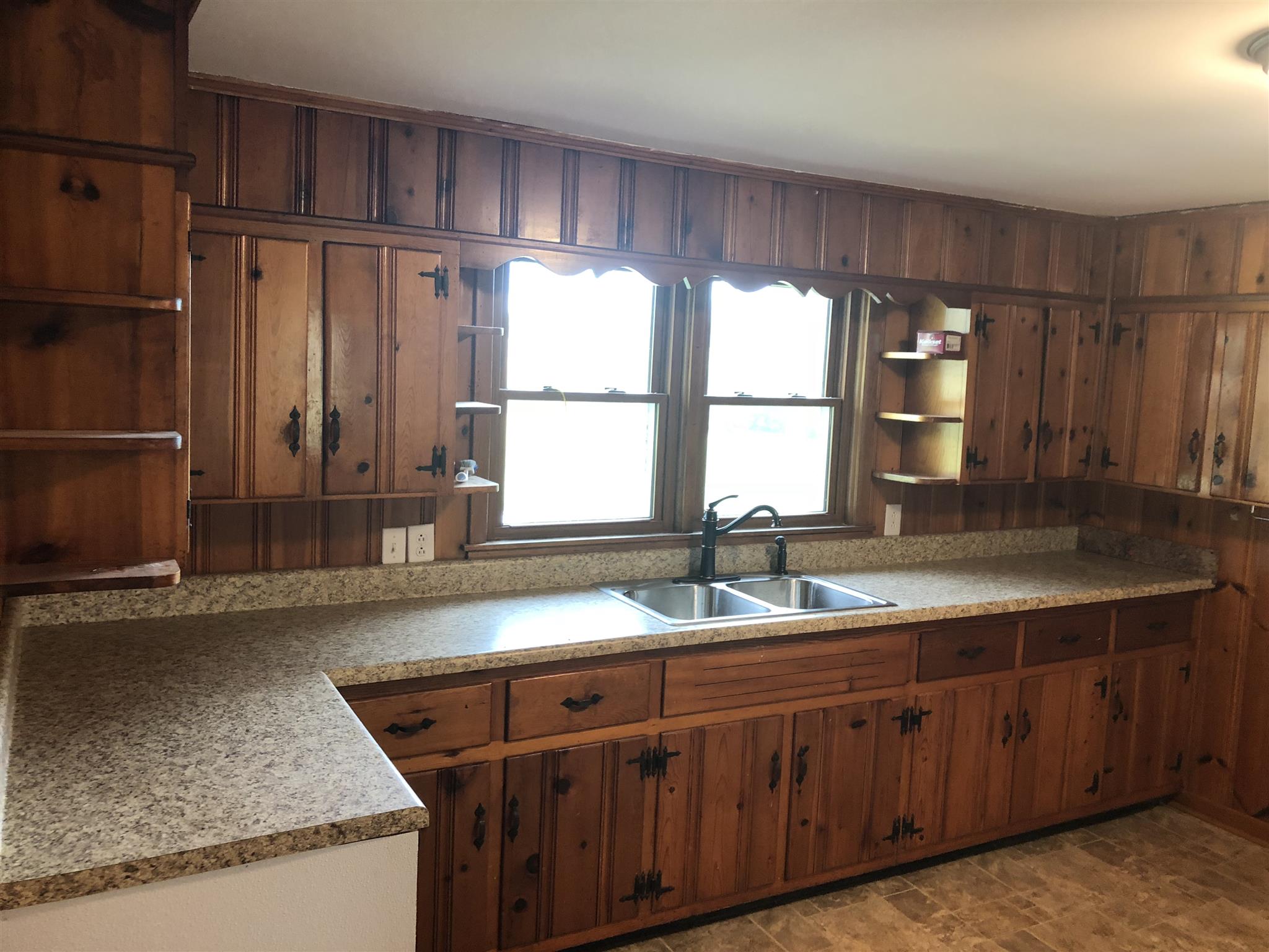 3107 Pea Ridge Road Liberty, TN 37095 - Photo 10 of 13 a kitchen with granite countertop a sink and a window