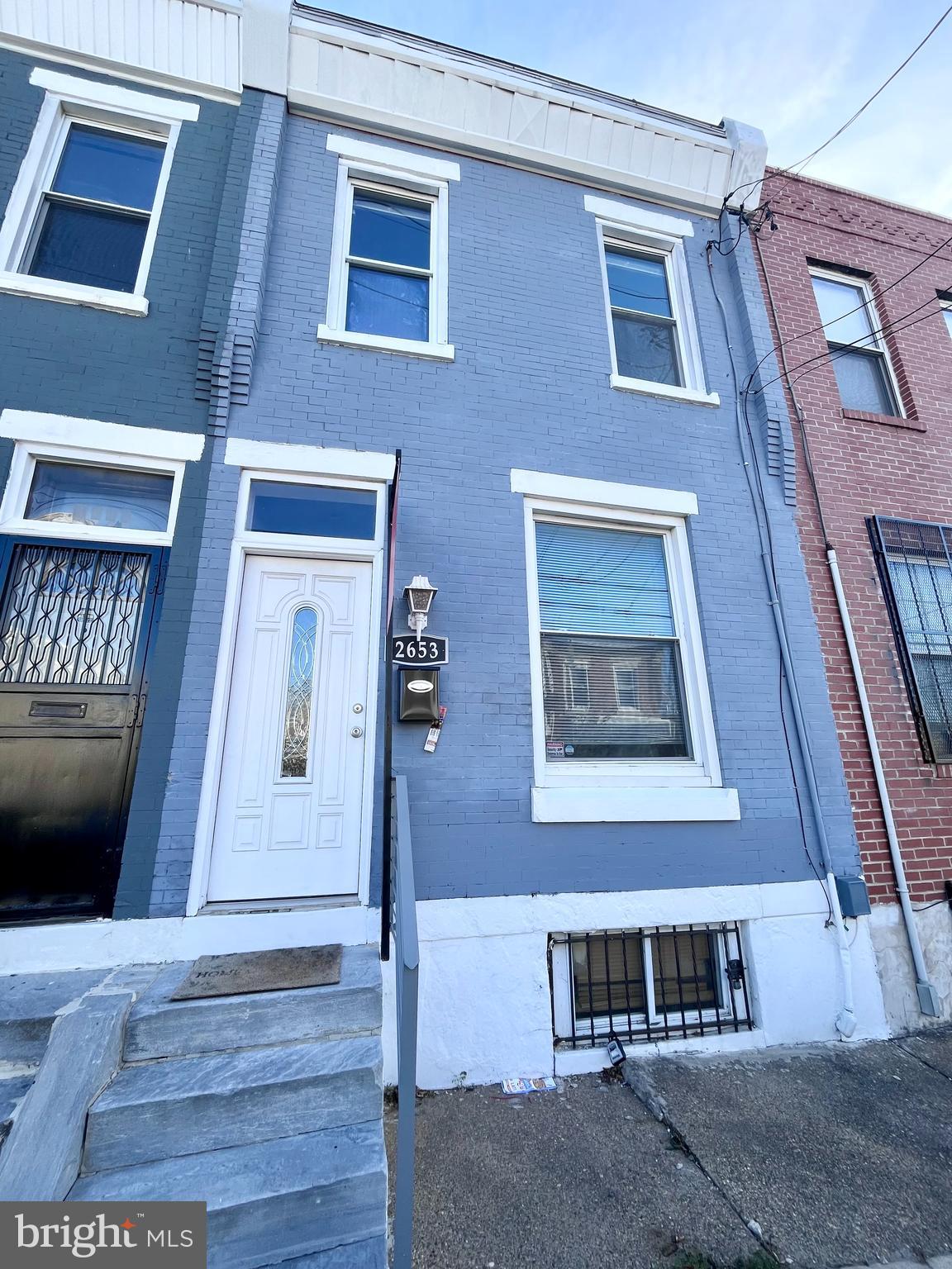 a view of front door of house