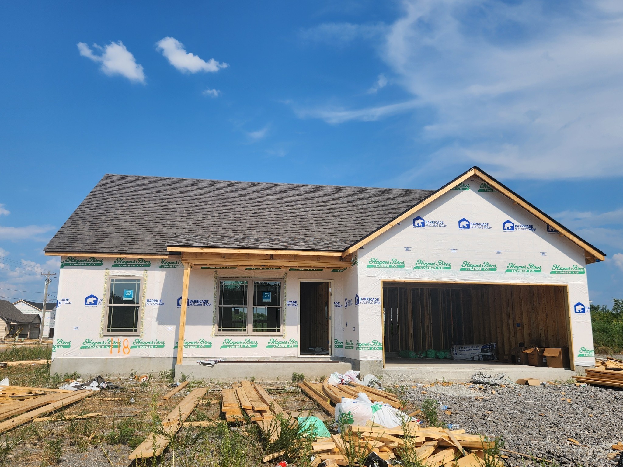 2112 Red Barn Road Christiana, TN 37037 - Photo 4 of 67 Lot 118 Valley Farms has now been framed so Buyers can walk through to see the House Plan.