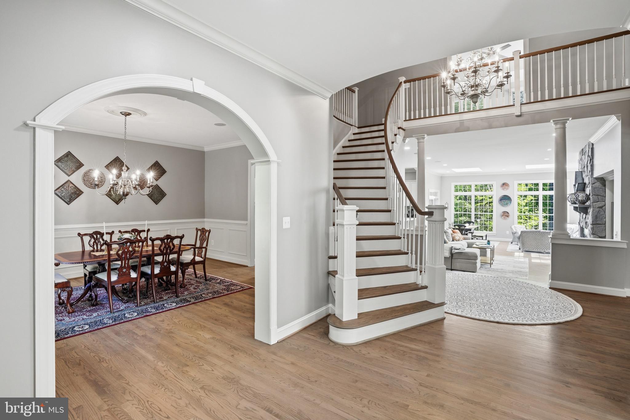1133 Springvale Road Great Falls, VA 22066 - Photo 12 of 83 Foyer into dining room