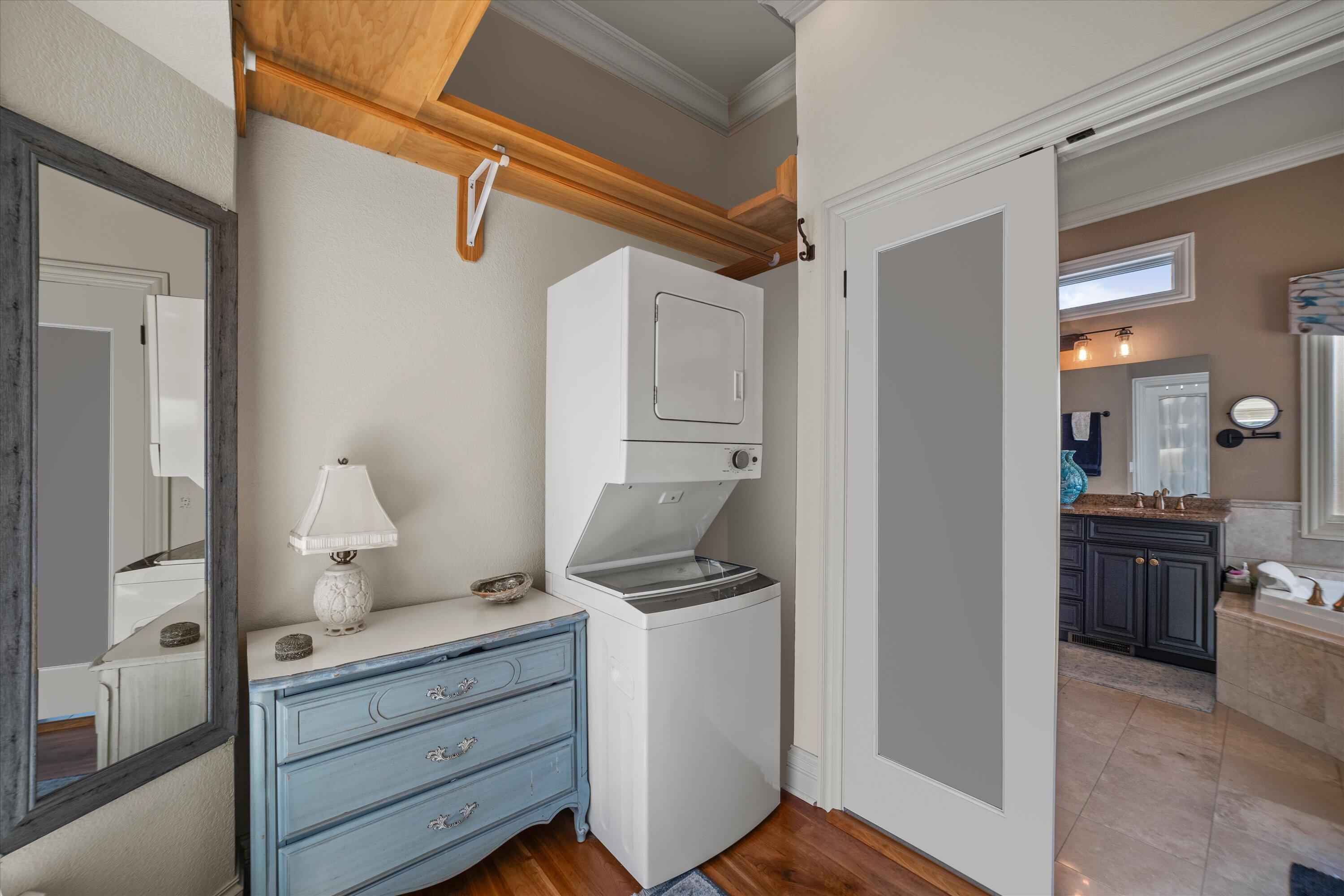 W332N6211 County Rd C Merton, WI 53058 - Photo 27 of 58 Primary closet with 2nd location of laundry