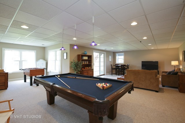 7-n346 7-n346 7n346 Ridge St. Charles, IL 60175 - Photo 21 of 31 a room with furniture pool table and flat screen tv