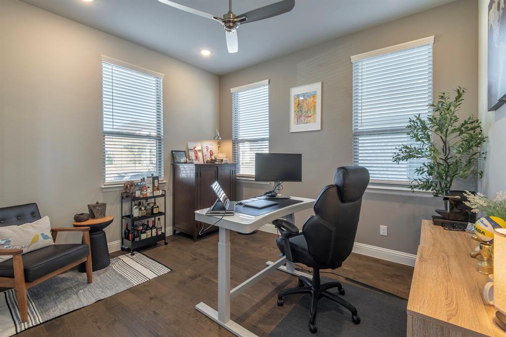 16650 Nightshade Road Frisco, TX 75033 - Photo 4 of 40 a view of a workspace with furniture and a window