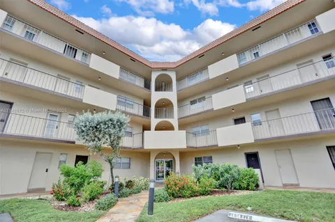 a front view of a building