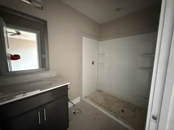 a view of a small space