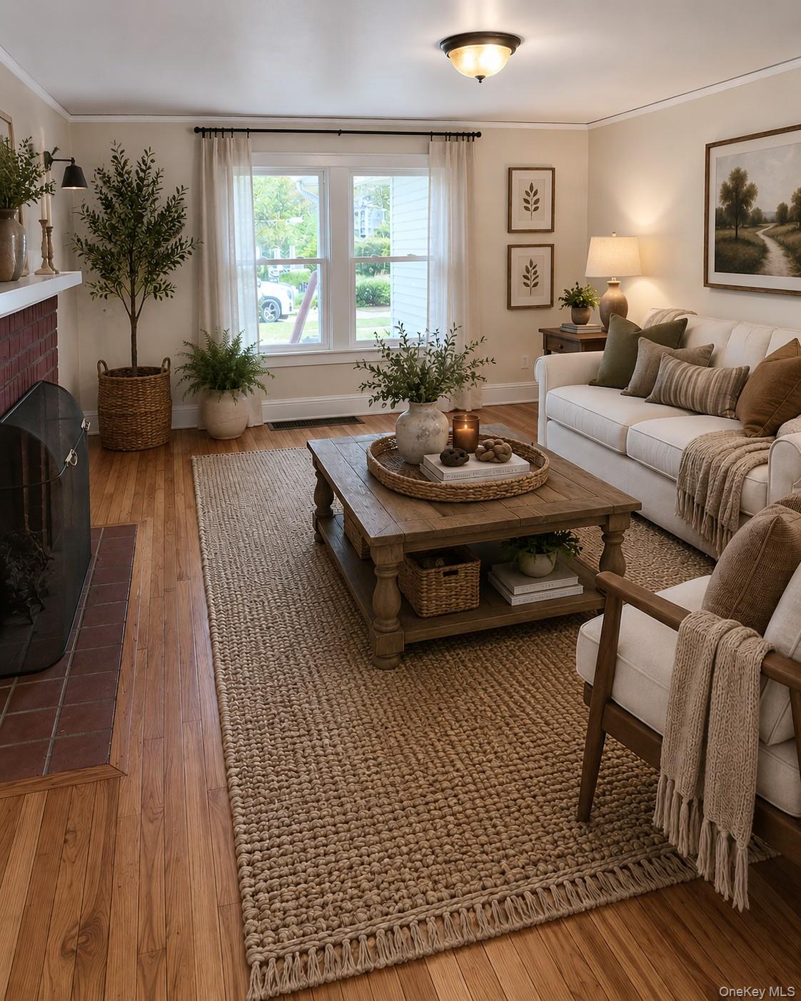 106 County Rte 93 New Hampton, NY 10958 - Photo 6 of 14 Living room with fireplace