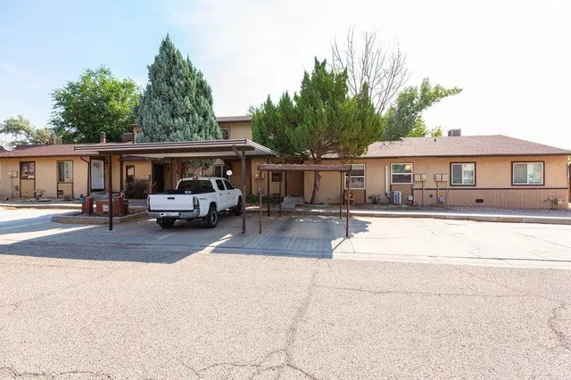 a view of a house with a patio