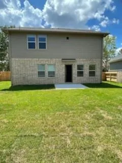 a view of a backyard with a garden