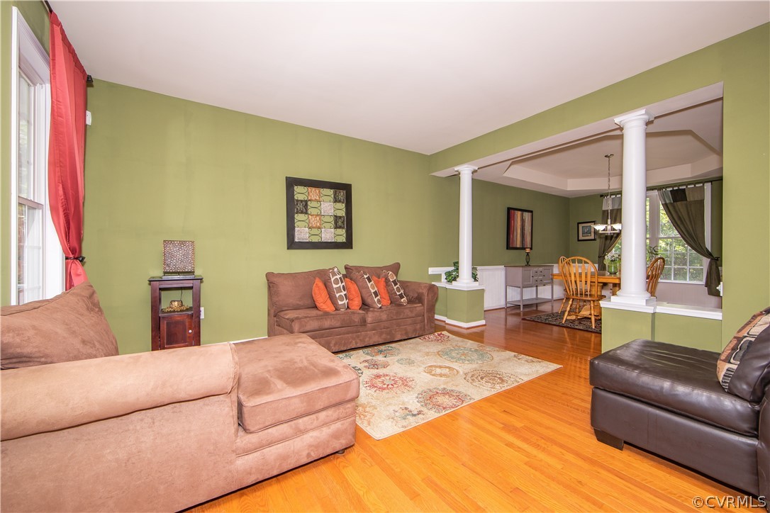 5707 Springmount Road Chesterfield, VA 23832 - Photo 3 of 24 From the foyer, you have a lovely view of the livi