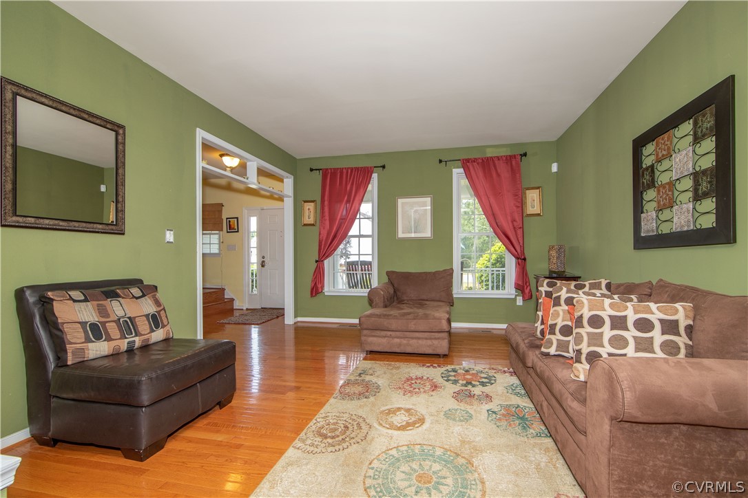 5707 Springmount Road Chesterfield, VA 23832 - Photo 4 of 24 The living room is just off the foyer, and opens t