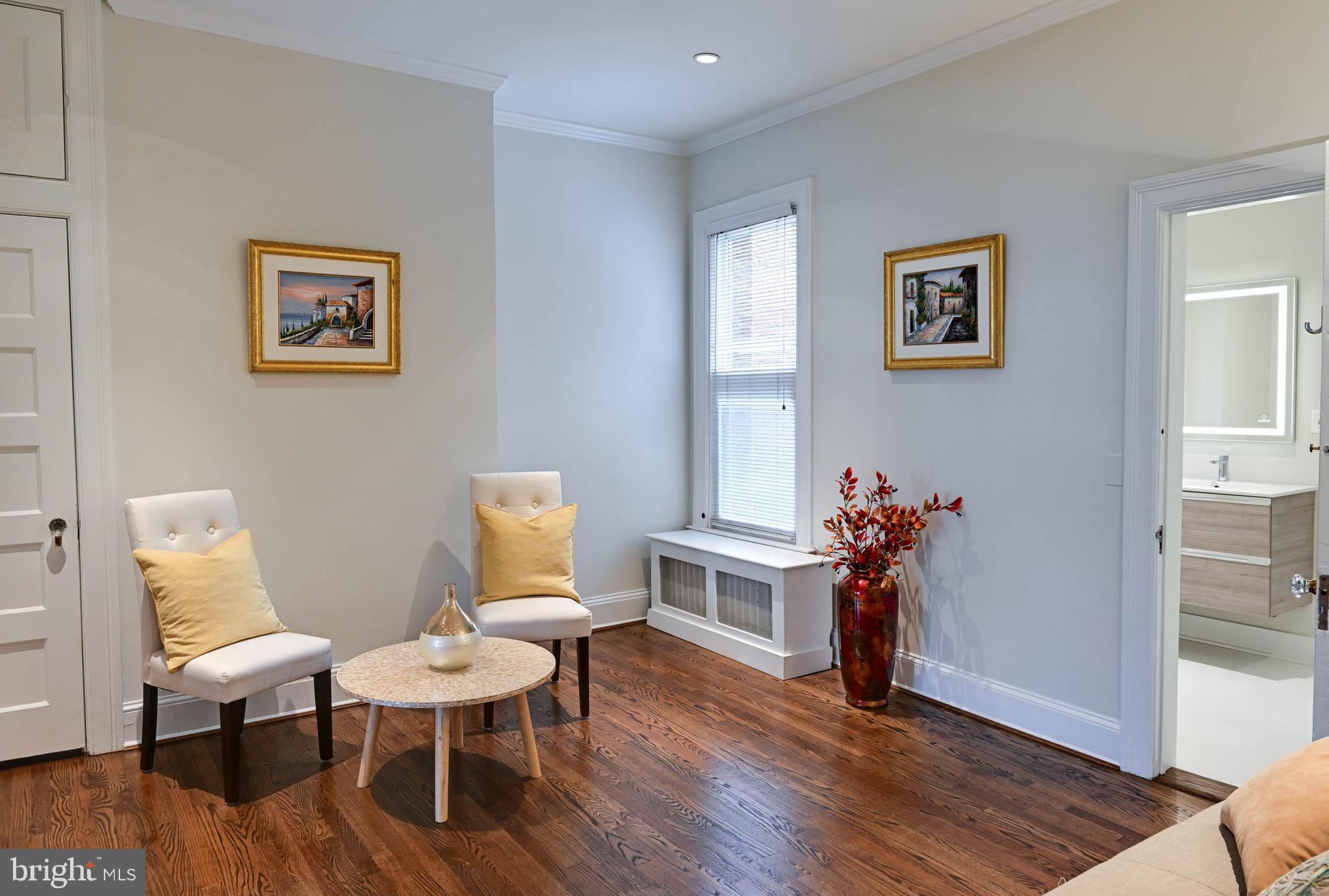 2127 Leroy Place Northwest Washington, DC 20008 - Photo 25 of 51 a living room with furniture and wooden floor