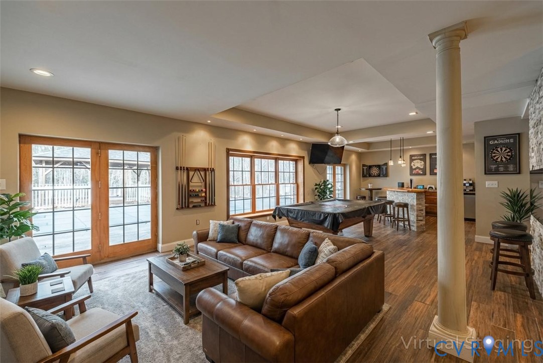7247 Hixburg Road Pamplin, VA 23958 - Photo 24 of 49 Walk-out Basement, entertainment room, *virtually