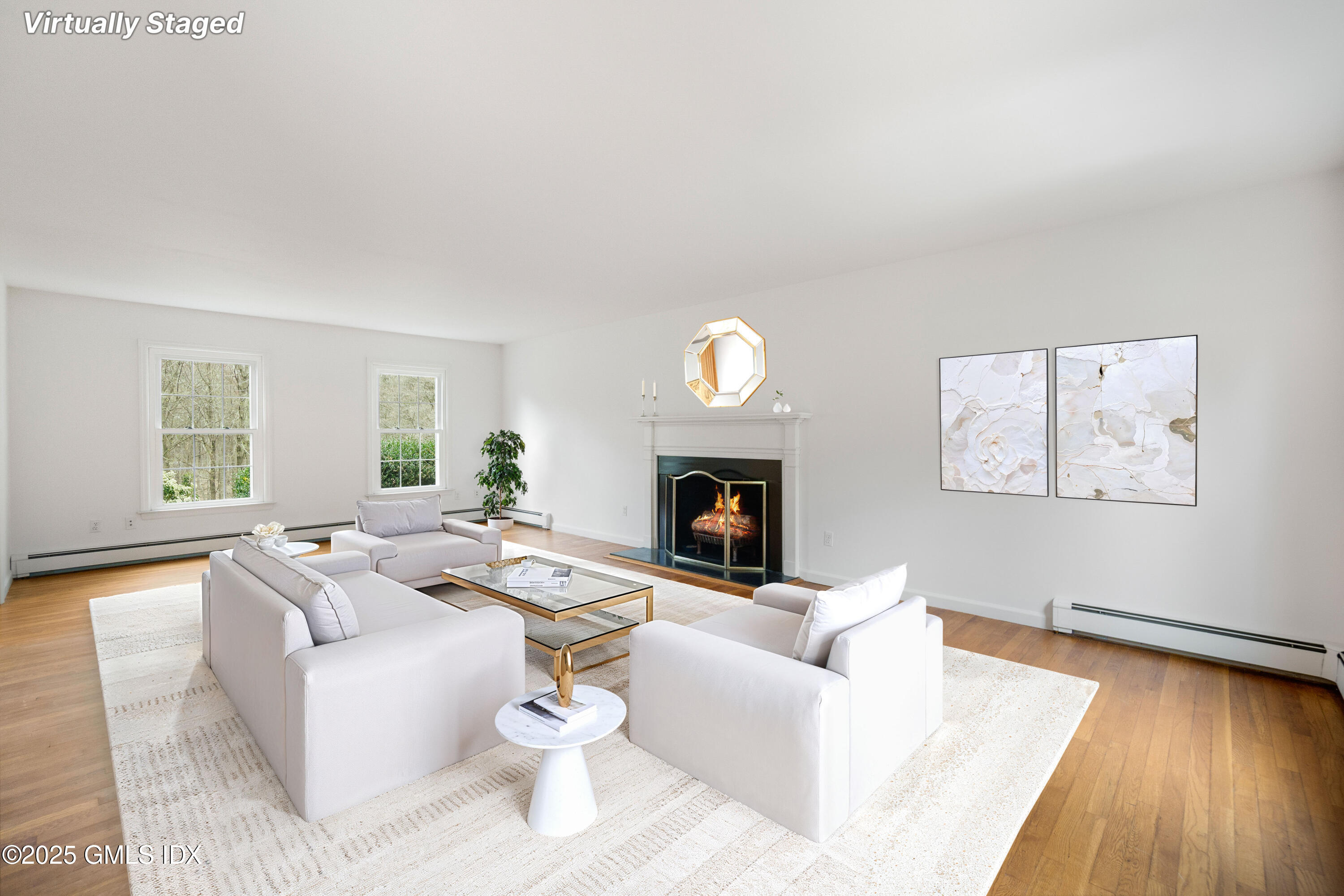 108 Butternut Hollow Road Greenwich, CT 06830 - Photo 4 of 26 VR Staged Living Room