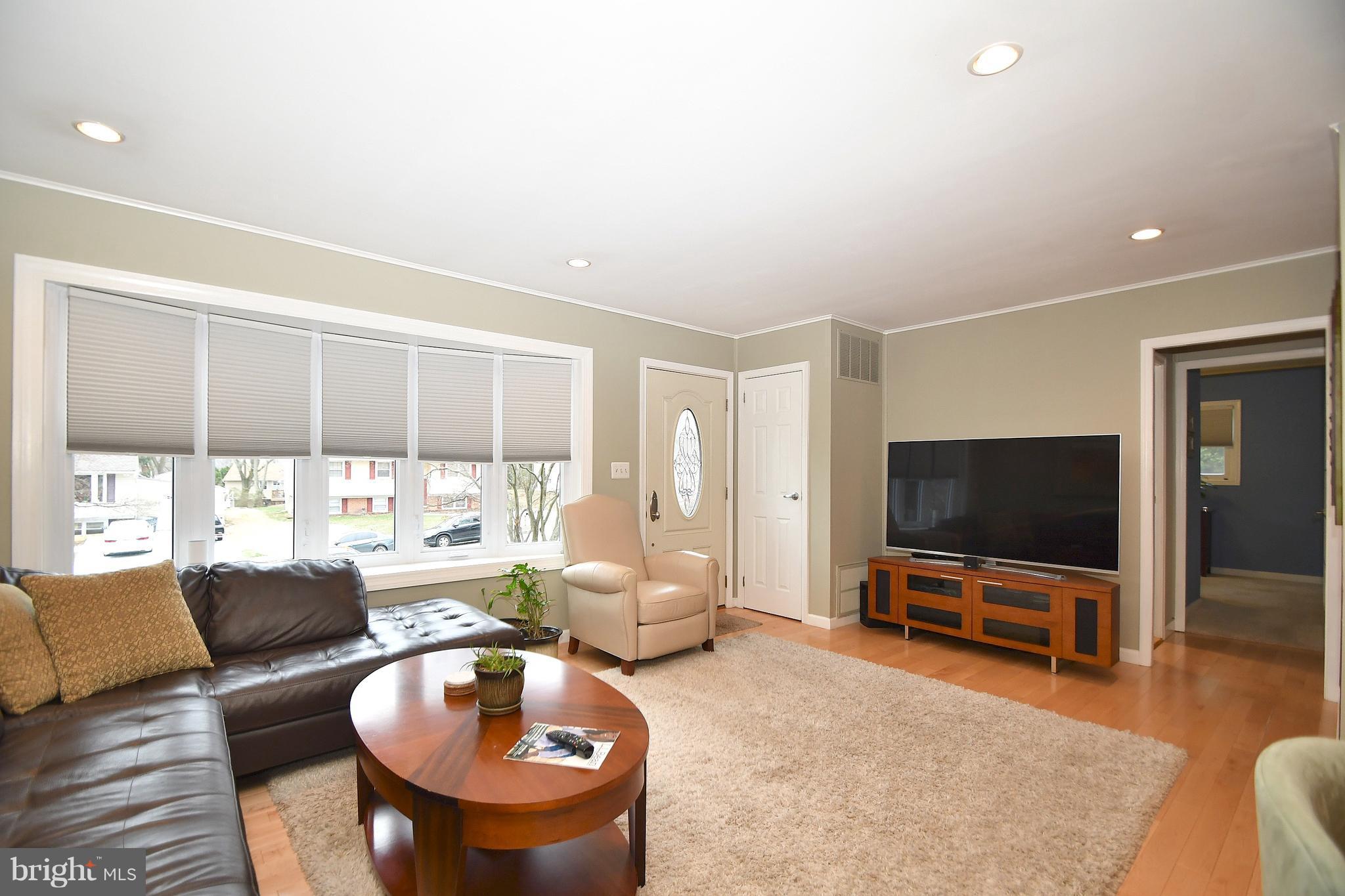 Light Filled Living Room with New Windows