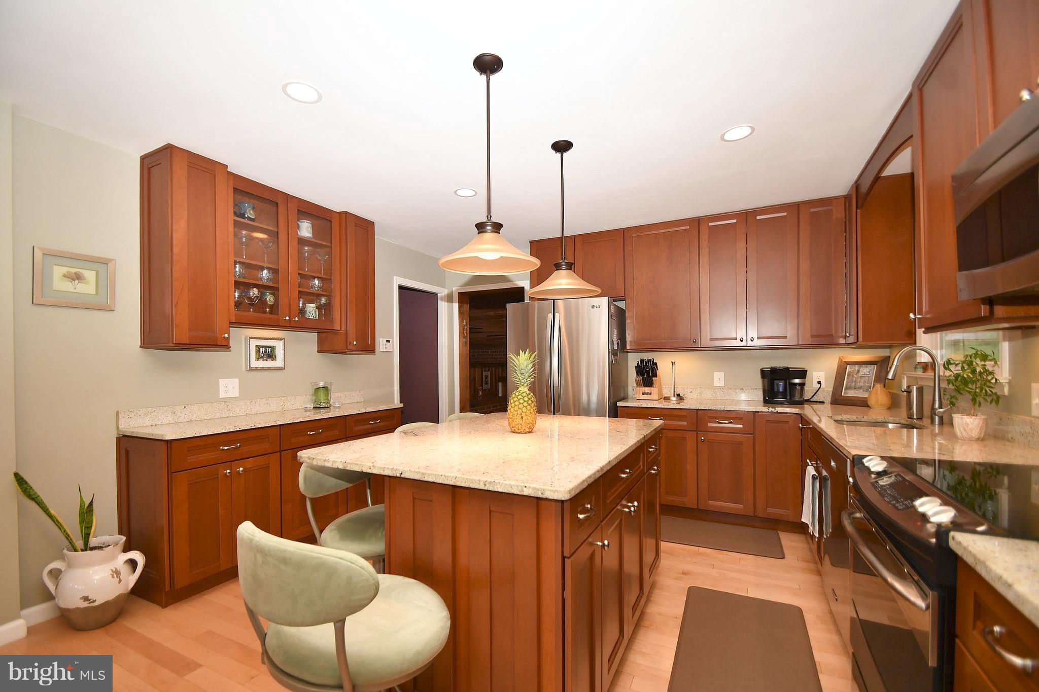 112 Church Road Owings Mills, MD 21117 - Photo 9 of 30 Renovated Gourmet Kitchen w/Granite Counters