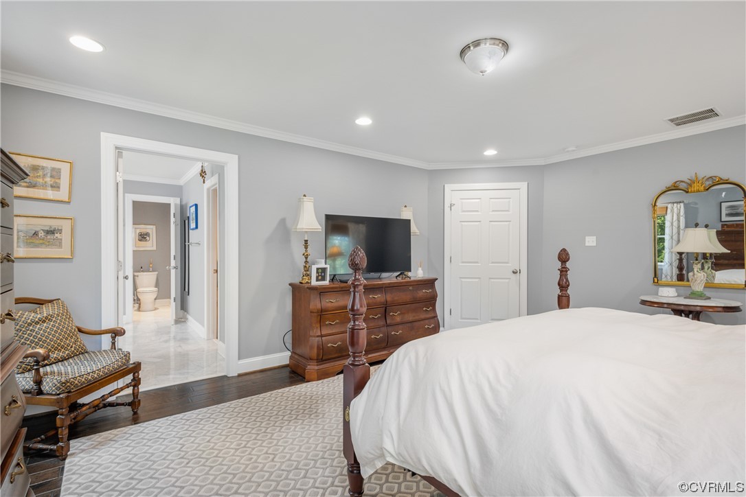 346 Ziontown Road Henrico, VA 23229 - Photo 19 of 37 a bedroom with a bed and a flat screen tv