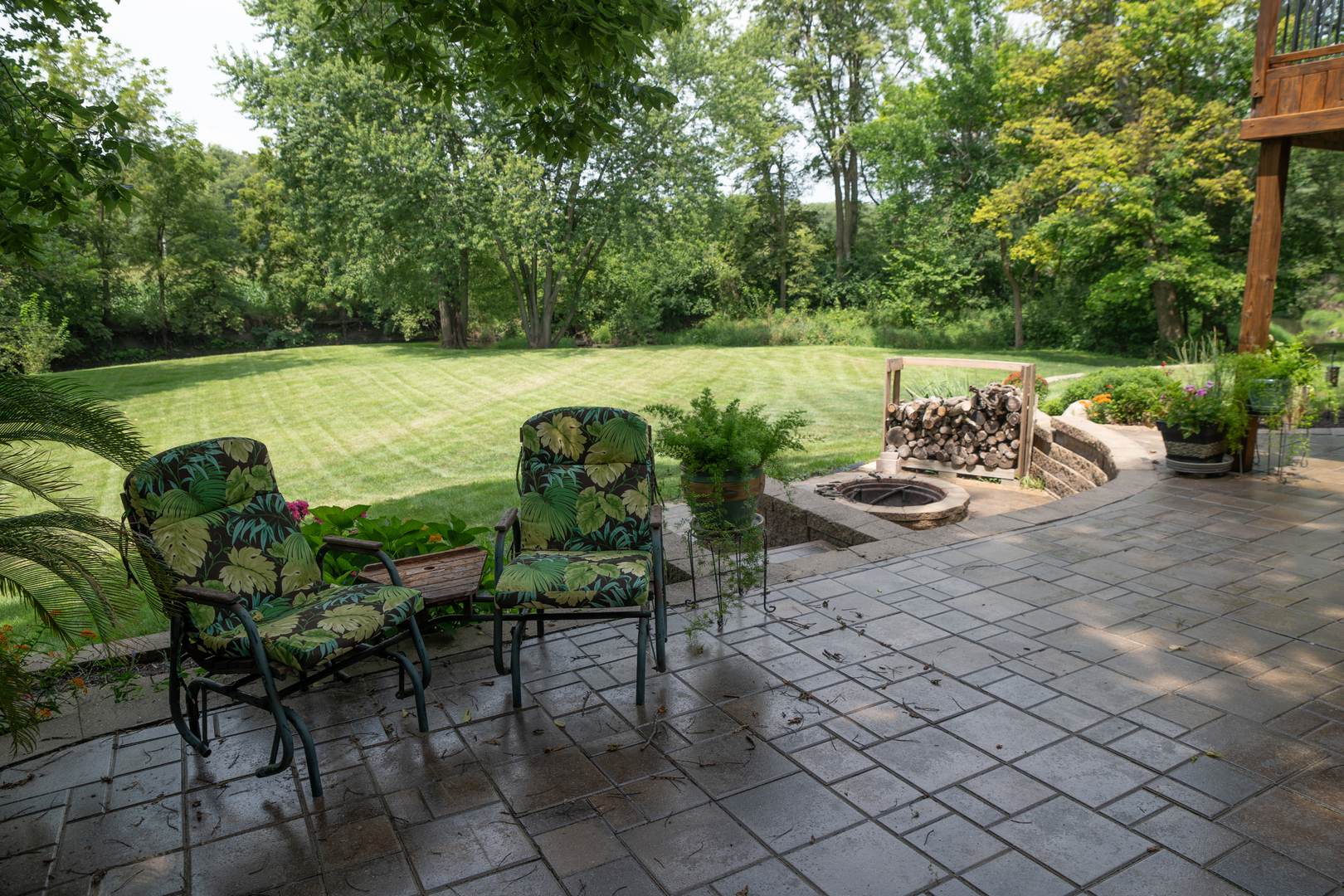 37322 Indian Spring Road Saybrook, IL 61770 - Photo 75 of 77 a view of a chairs and table in backyard
