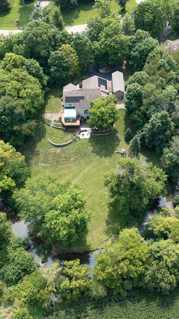 37322 Indian Spring Road Saybrook, IL 61770 - Photo 8 of 77 an aerial view of a house with a yard swimming pool and outdoor seating