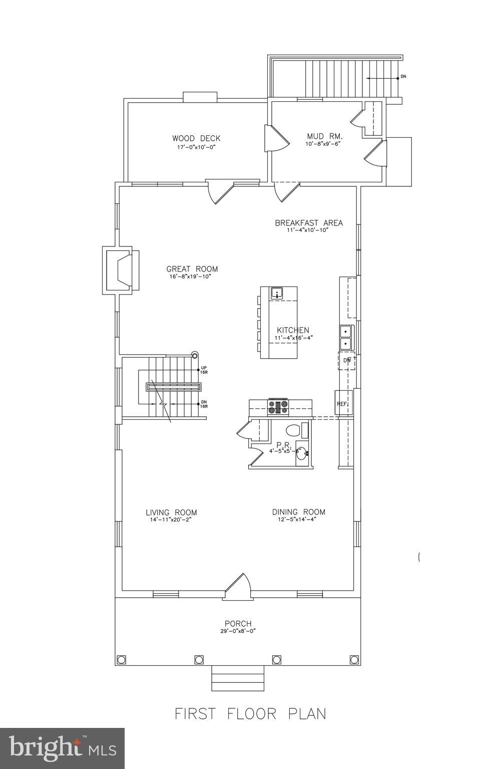 3110 Jennings Road Kensington, MD 20895 - Photo 56 of 58 Main Floor Plan