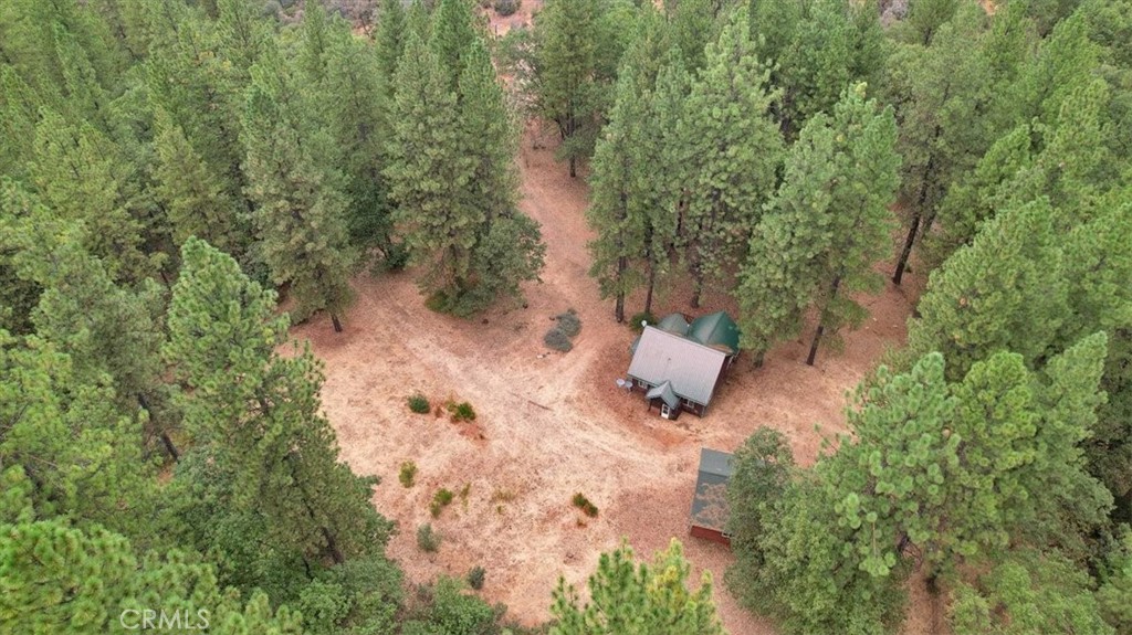 13233 Dixon Hill Road Oregon House, CA 95962 - Photo 51 of 60 an aerial view of residential house with outdoor space and trees all around