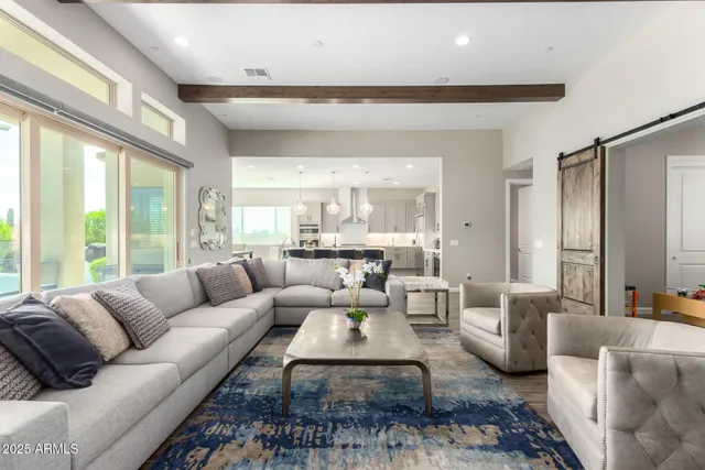 a view of a large window