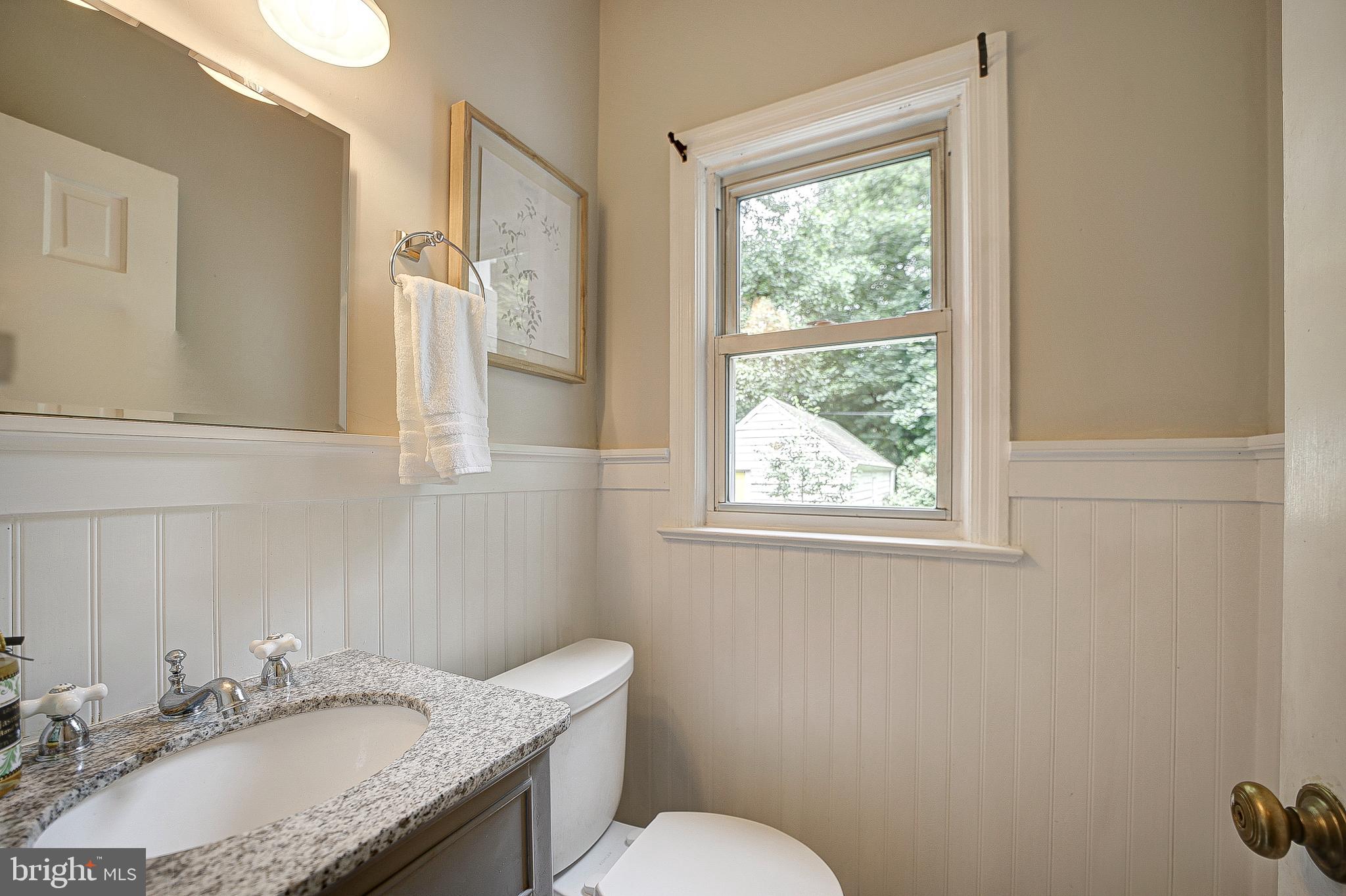 5348 29th Street Northwest Washington, DC 20015 - Photo 13 of 39 Powder room on the main level