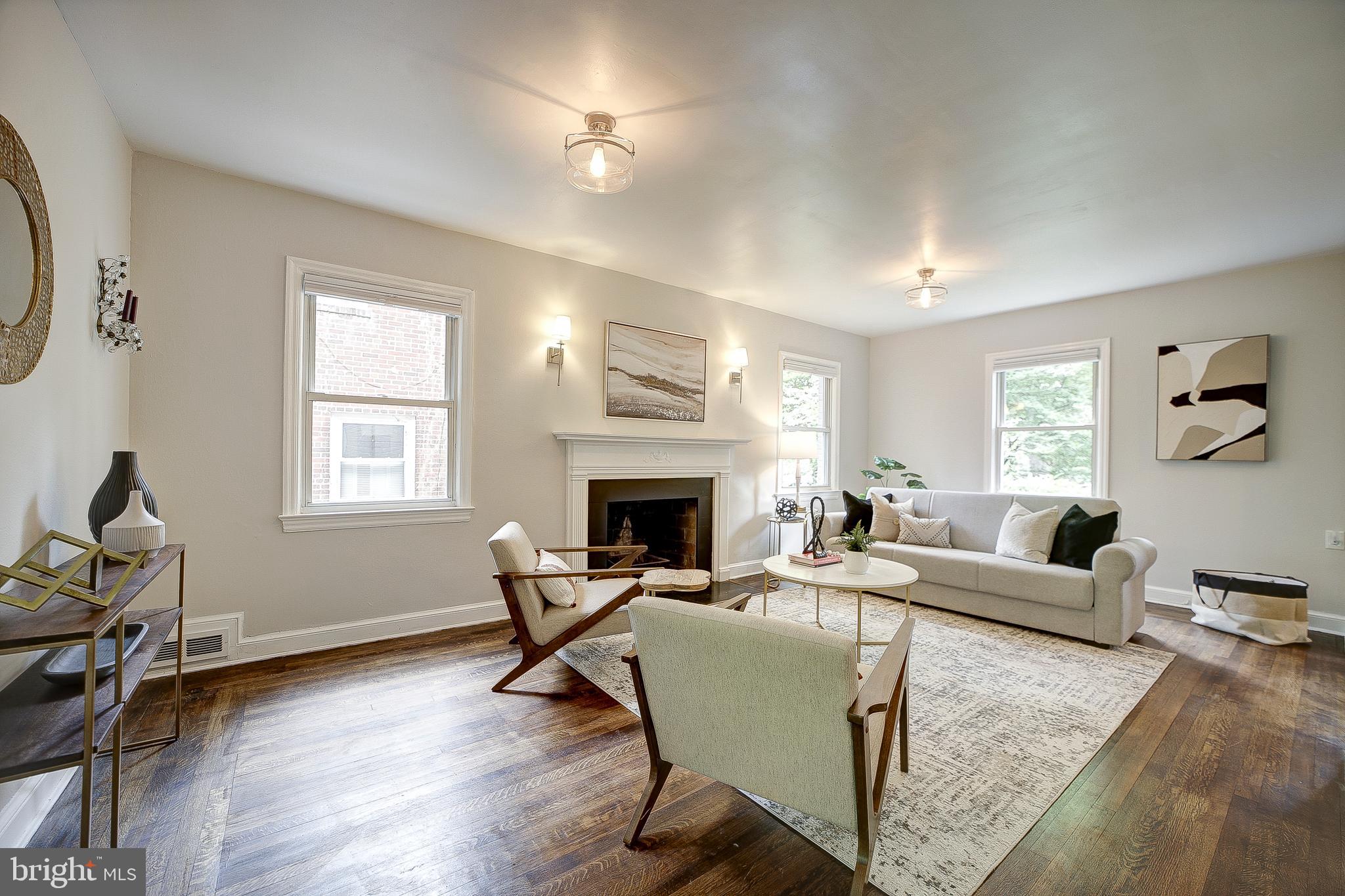 5348 29th Street Northwest Washington, DC 20015 - Photo 8 of 39 Beautiful hardwood floors throughout the home