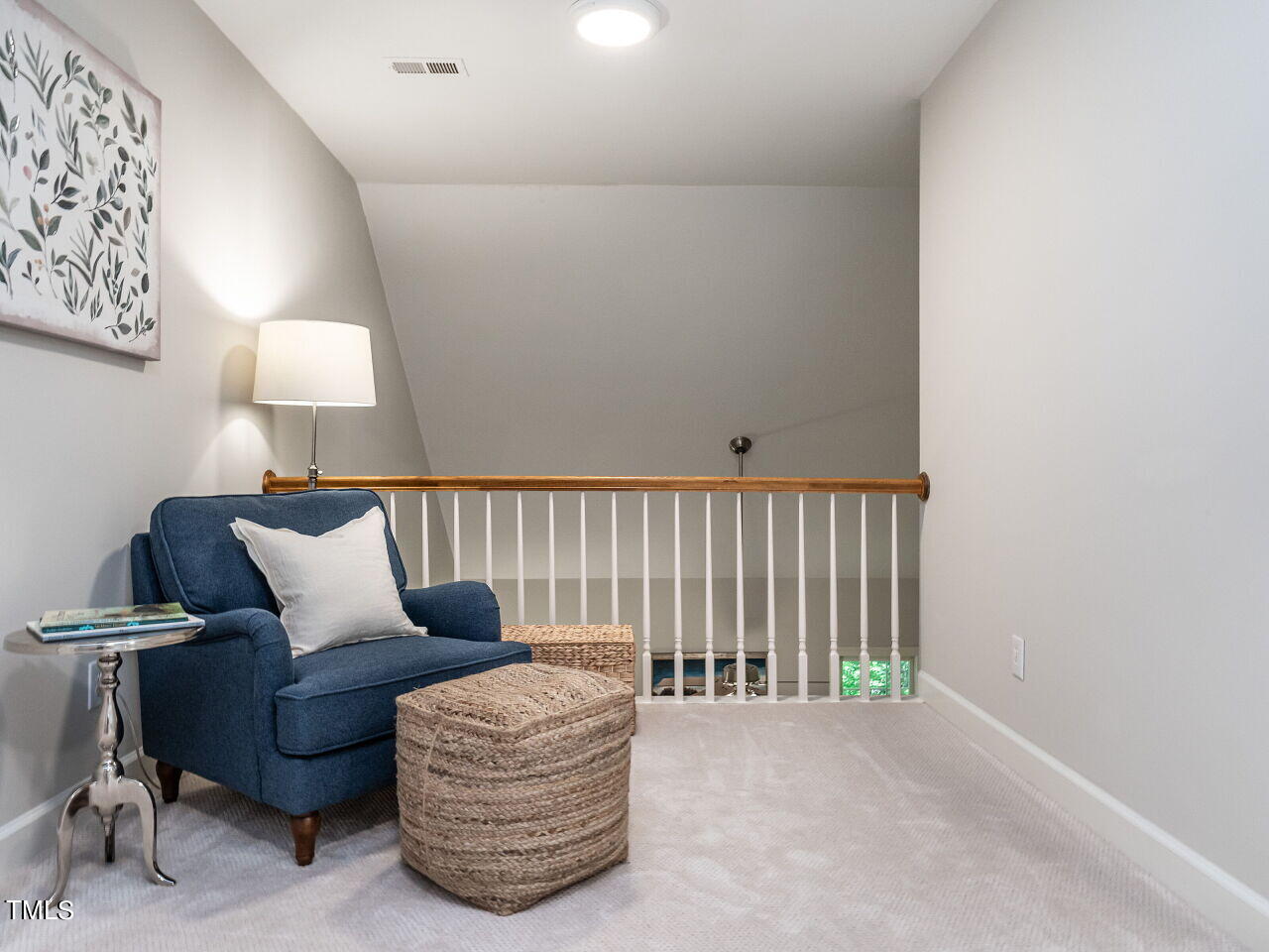 12205 Glenlivet Way Raleigh, NC 27613 - Photo 22 of 37 a bedroom with a bed and a lamp with the window