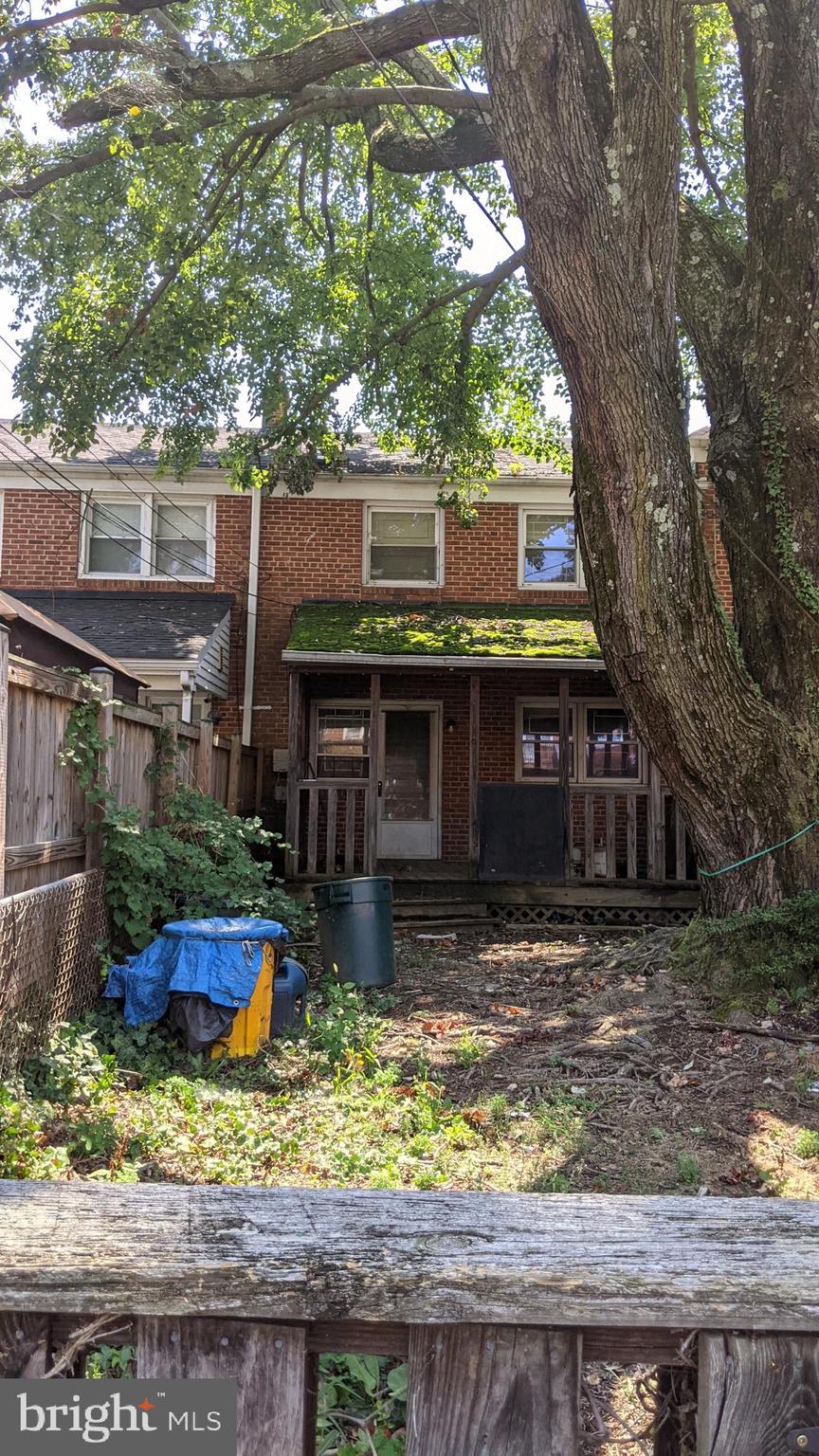 1630 Kirkwood Road Baltimore, MD 21207 - Photo 5 of 5 Back of hoime