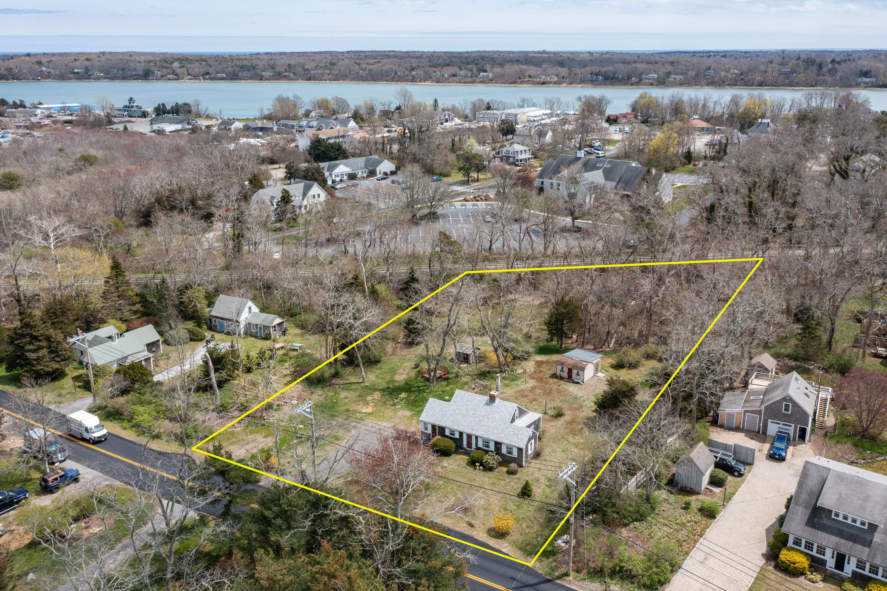 57 Locust Road Orleans, MA 02653 - Photo 11 of 13 an aerial view of residential houses with outdoor space