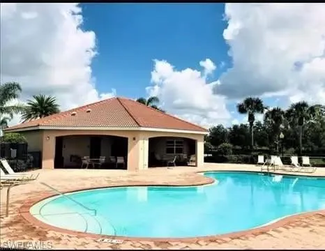 a view of a wooden floor with a yard