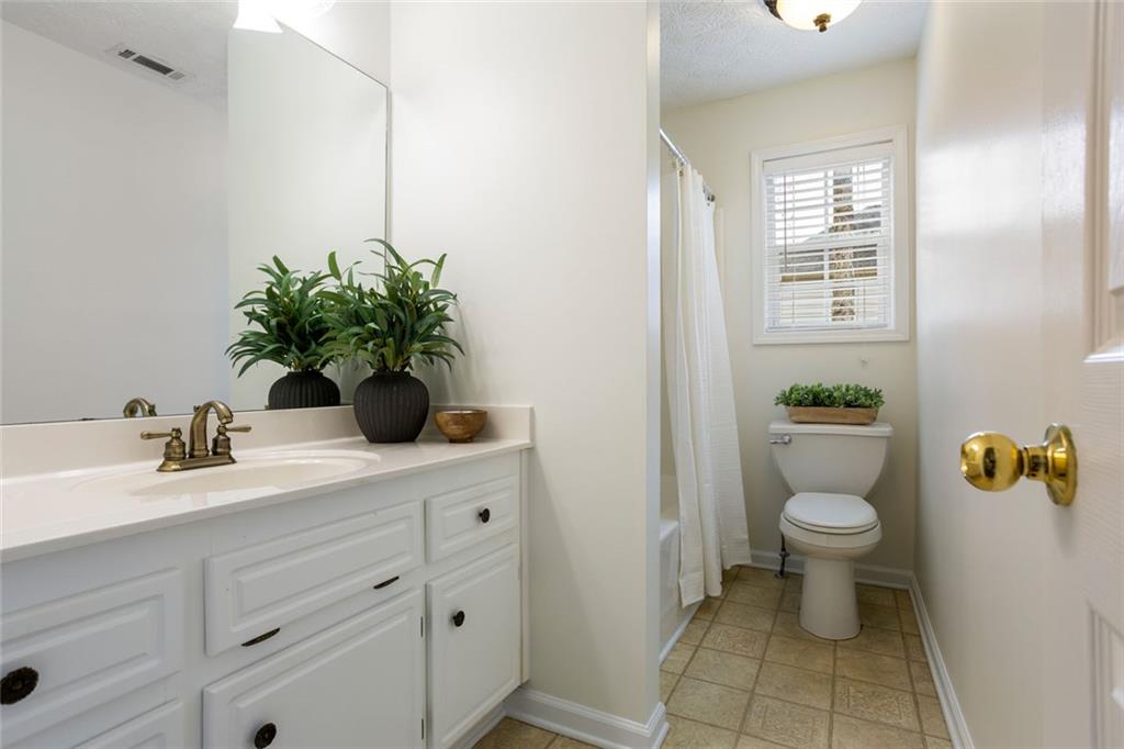 244 Kerry Drive Jasper, GA 30143 - Photo 16 of 24 a bathroom with a sink a toilet and a mirror