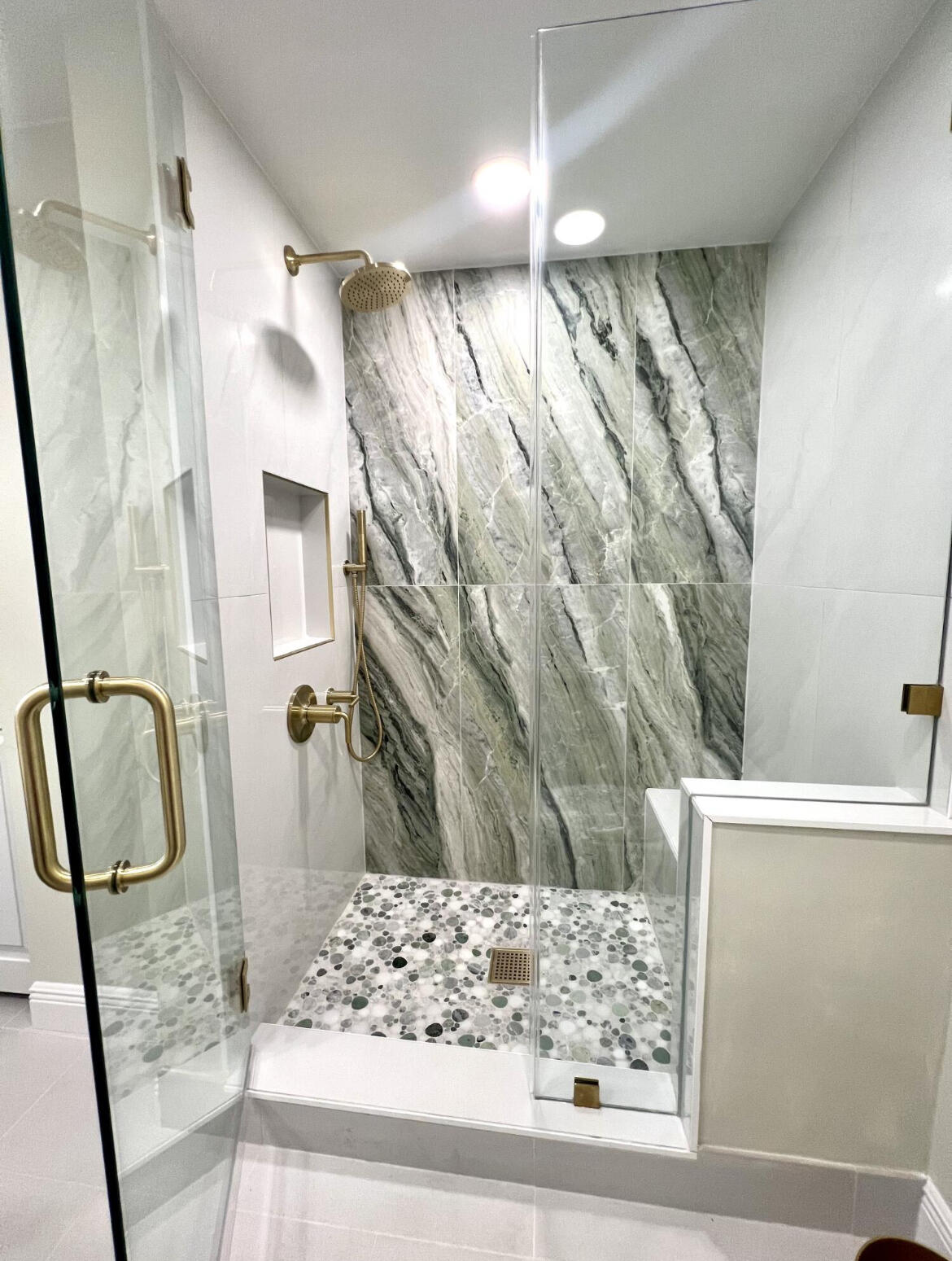 630 Ocean Drive, Unit 505 Juno Beach, FL 33408 - Photo 21 of 49 a bathroom with a shower