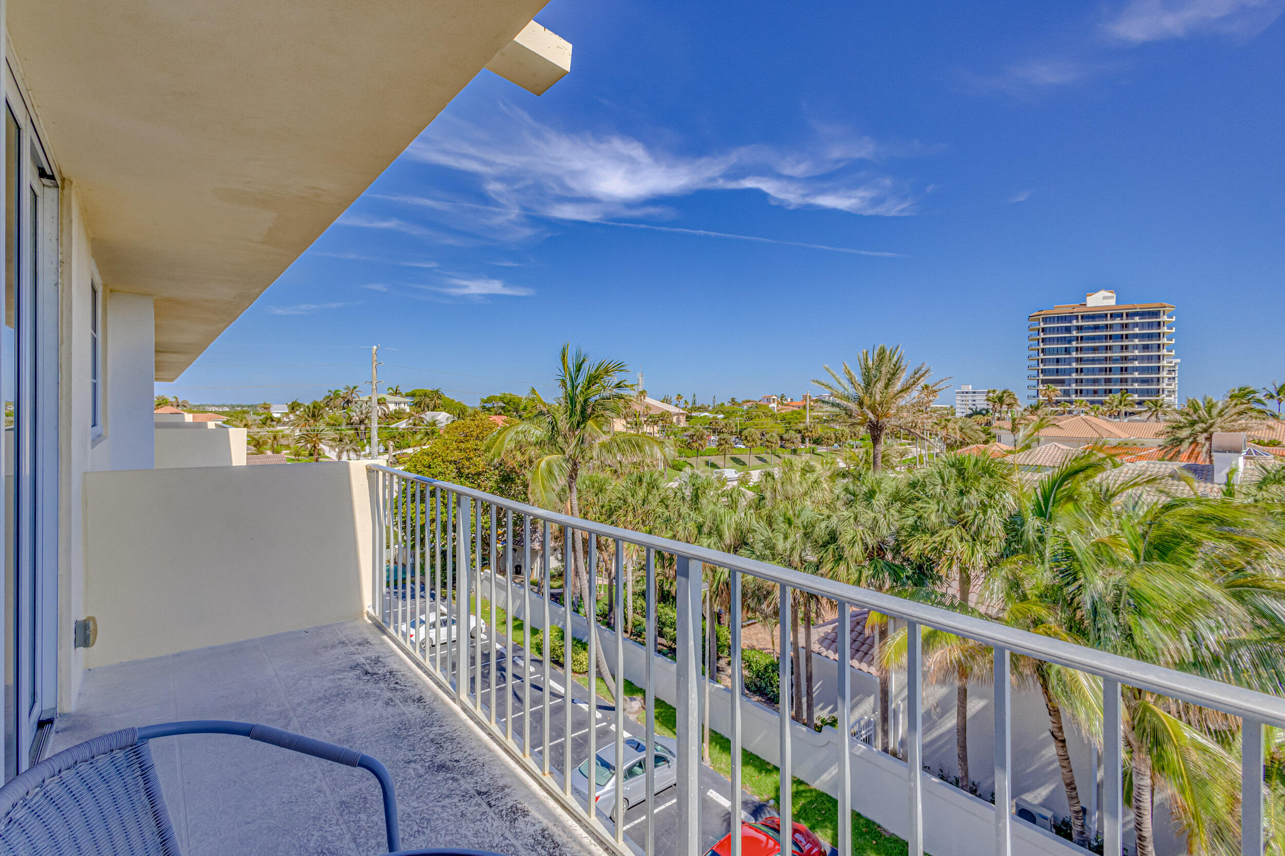 630 Ocean Drive, Unit 505 Juno Beach, FL 33408 - Photo 31 of 49 a view of balcony with wooden floor