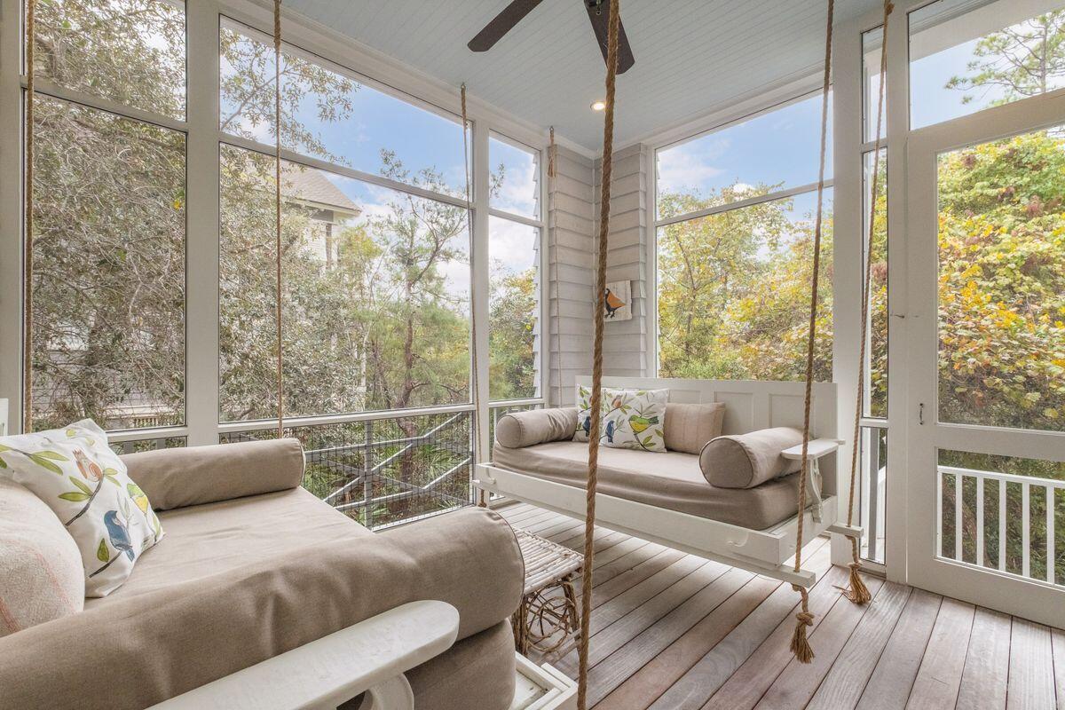 166 Coopersmith Lane Inlet Beach, FL 32461 - Photo 9 of 20 First Floor screened porch