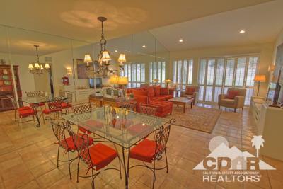 31 Medina Way Rancho Mirage, CA 92270 - Photo 6 of 25 a view of a dining room with furniture window and outside view