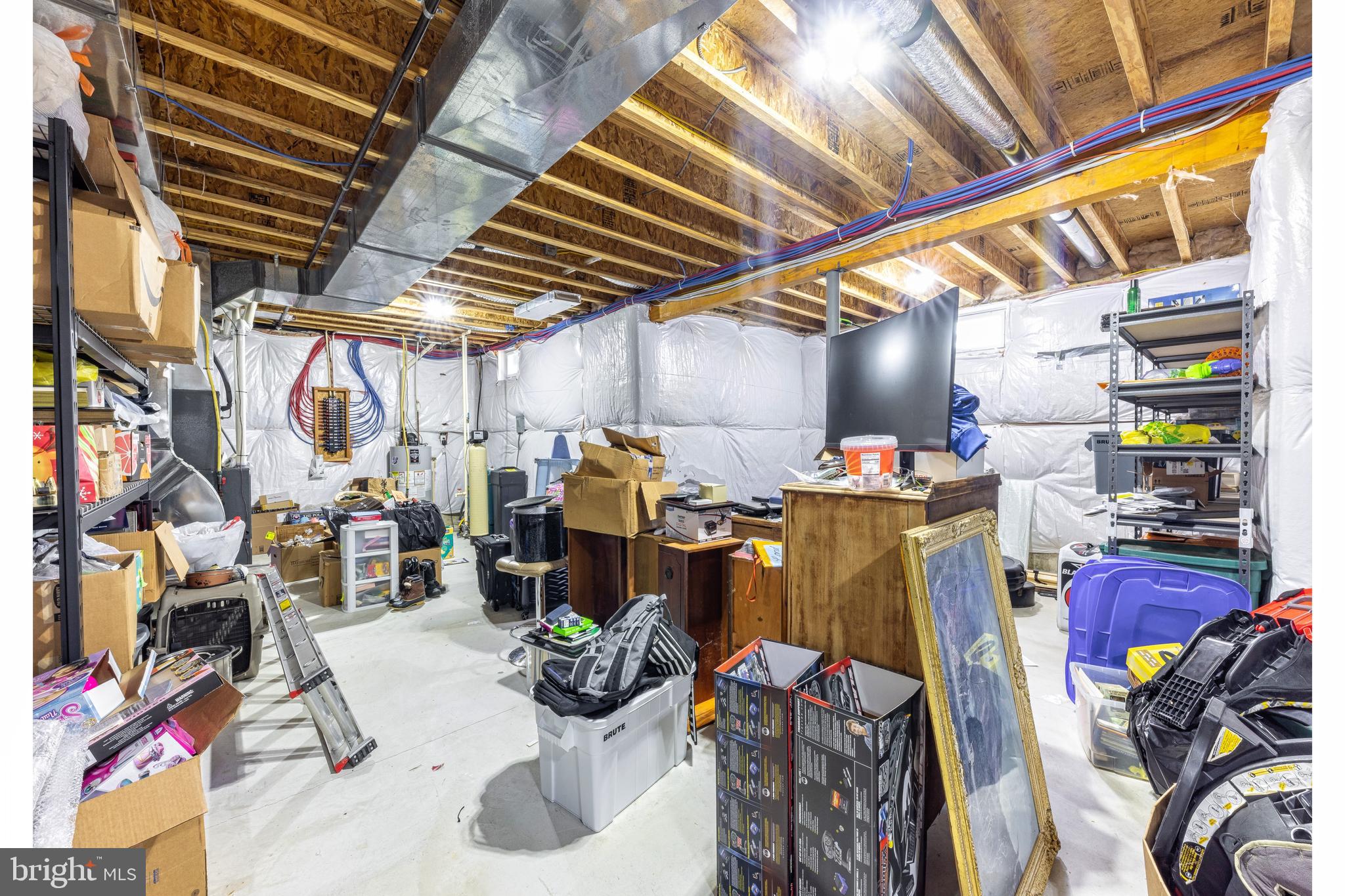 7 Fitch Horn Road Monroeville, NJ 08343 - Photo 30 of 35 Full Basement w/ poured concrete walls insulated.