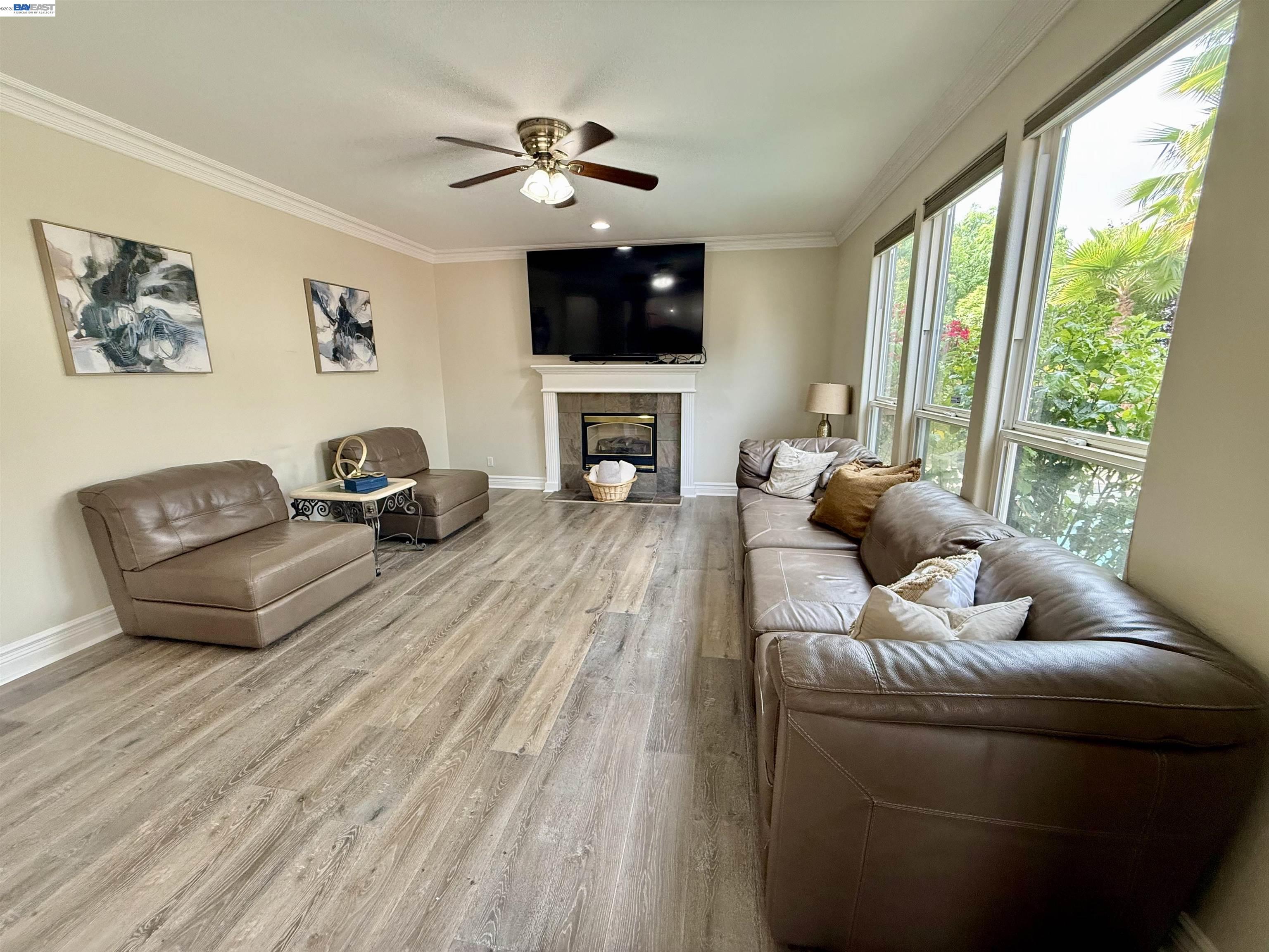 1284 Riesling Circle Livermore, CA 94550 - Photo 29 of 79 a living room with furniture and a flat screen tv