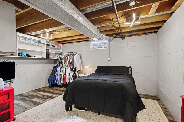 a view of storage and utility room